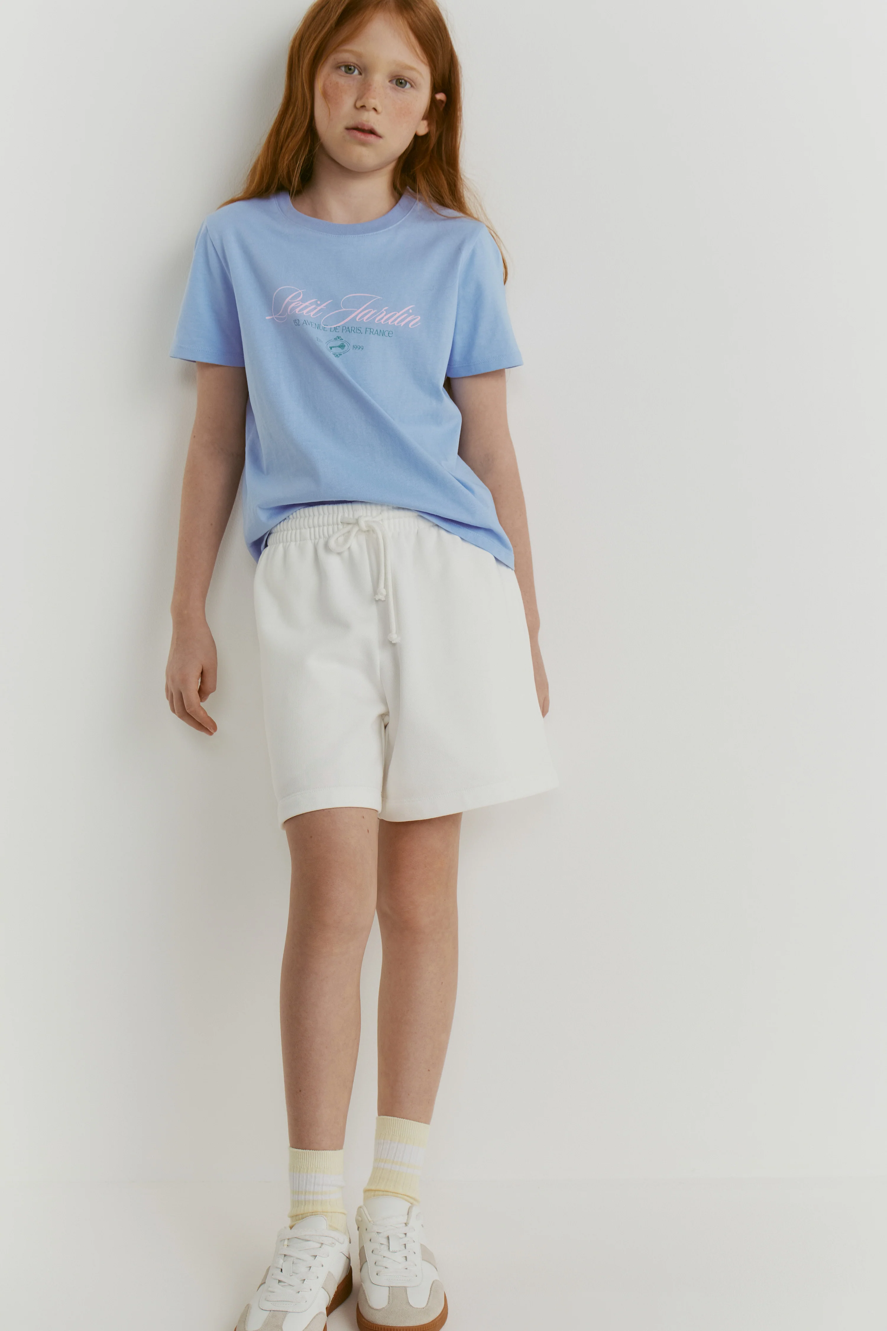WIDE-LEG SWEATSHORTS - Image 4