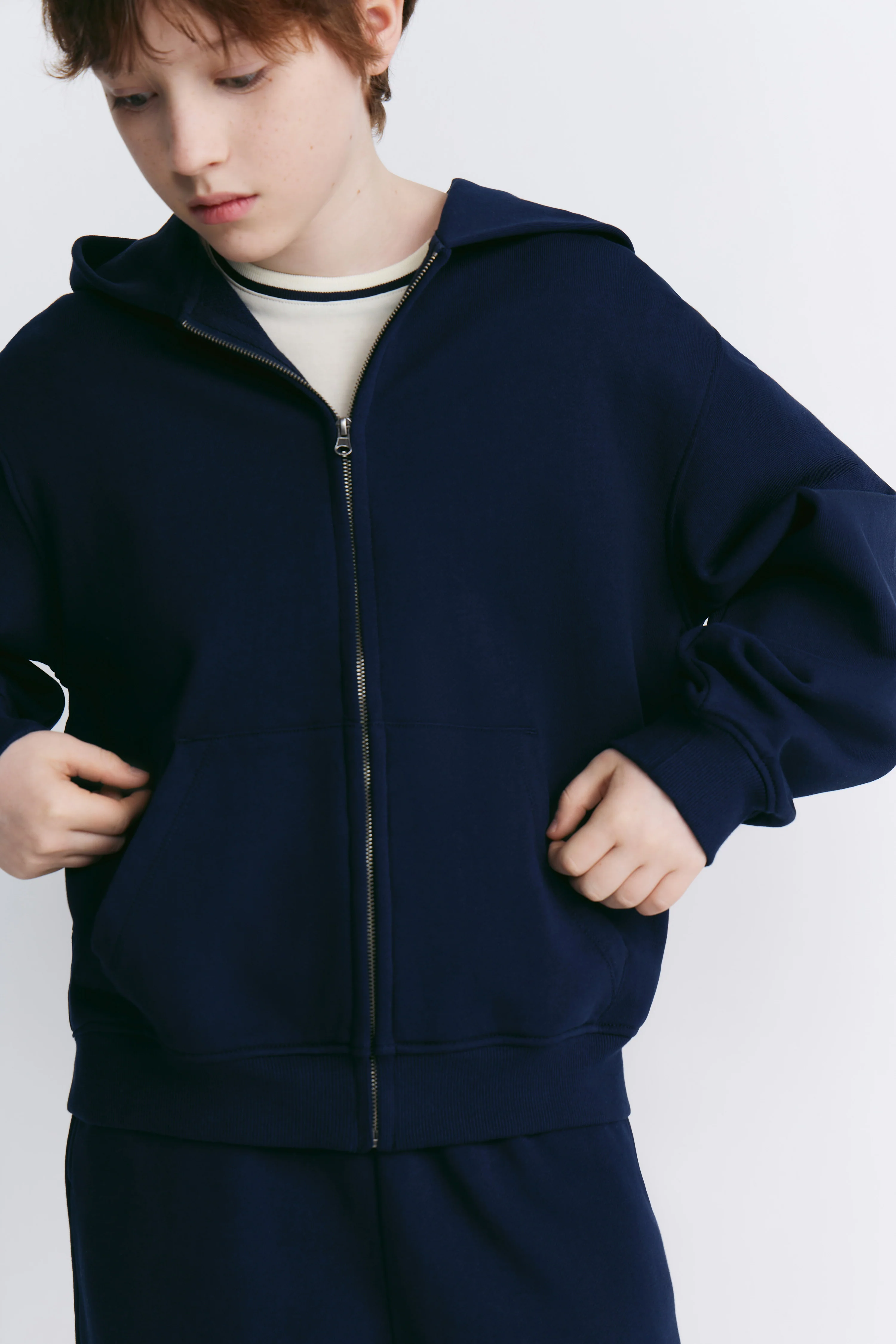 HOODED COTTON SWEATSHIRT
