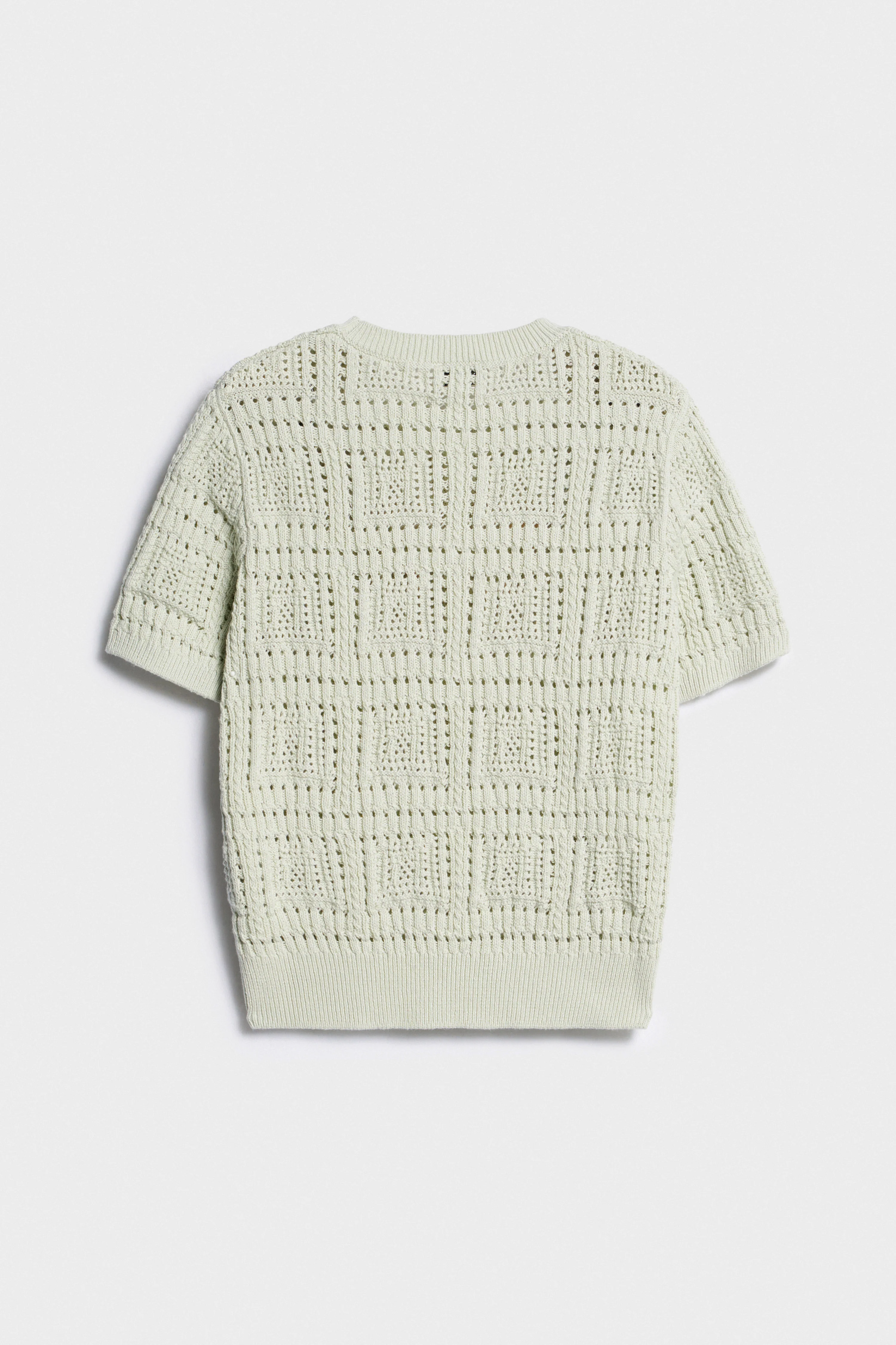 POINTELLE-KNIT COTTON SWEATER - Image 6