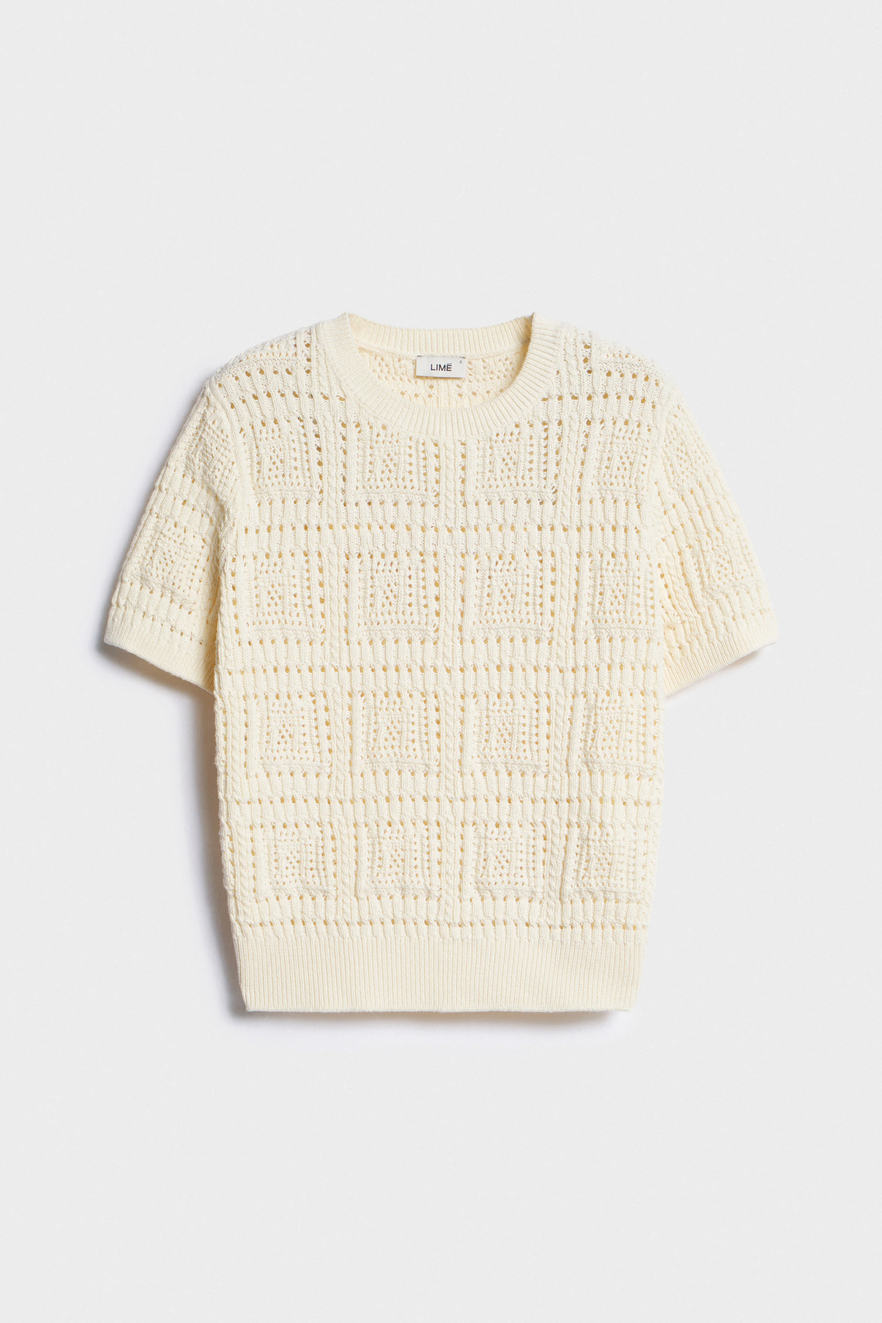 POINTELLE-KNIT COTTON SWEATER - Image 5