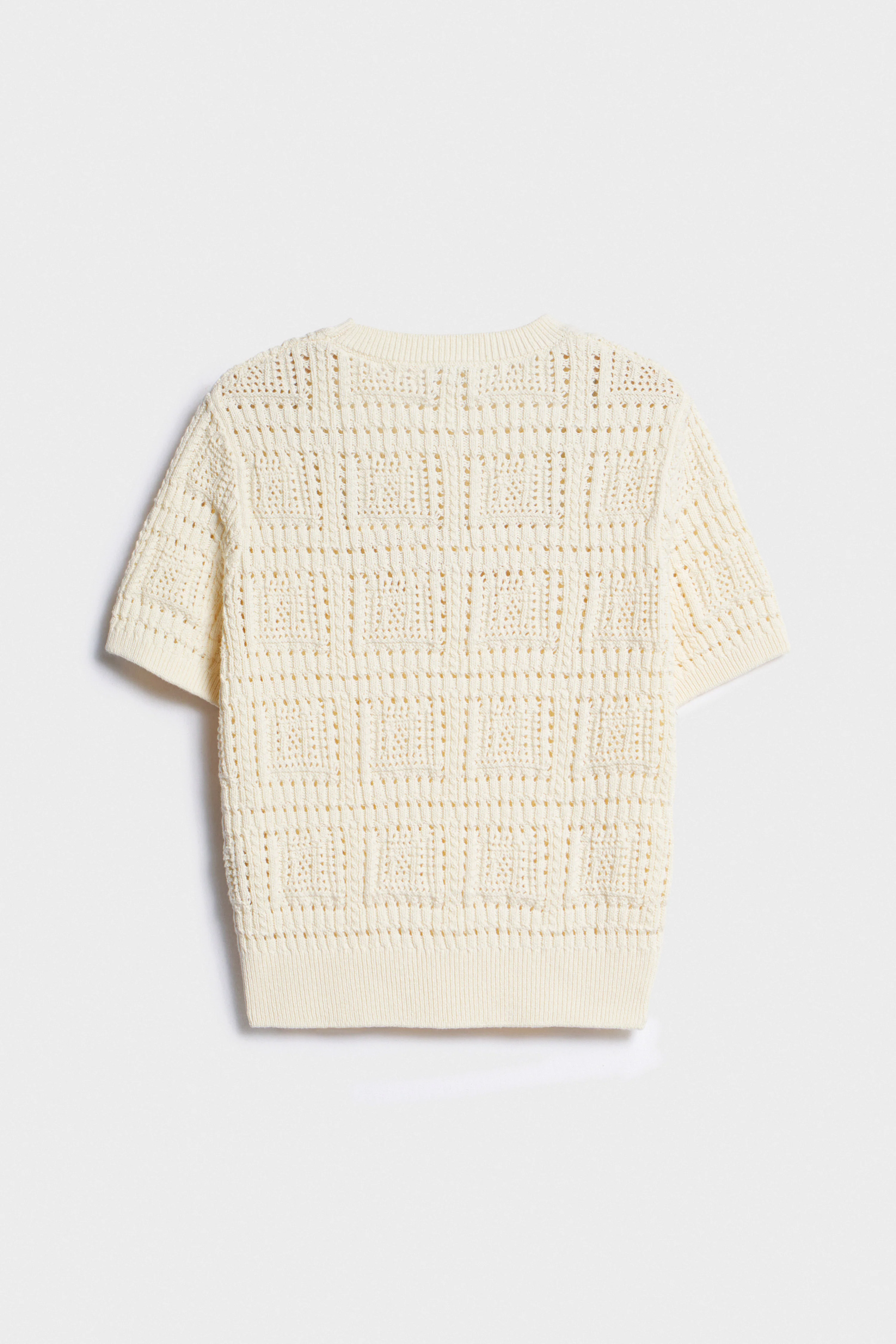 POINTELLE-KNIT COTTON SWEATER - Image 6