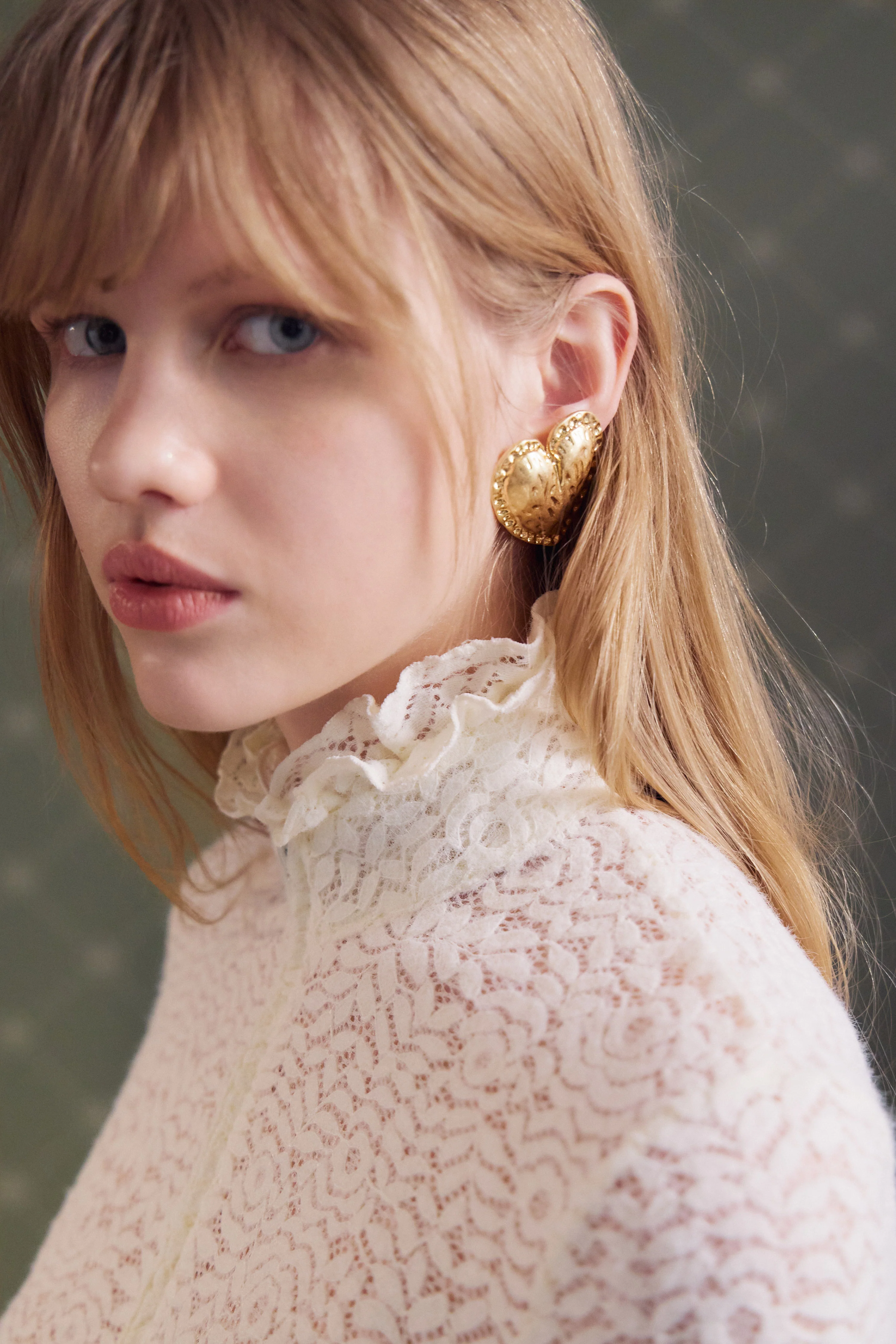 LACE BLOUSE WITH ZIPPER - Image 3