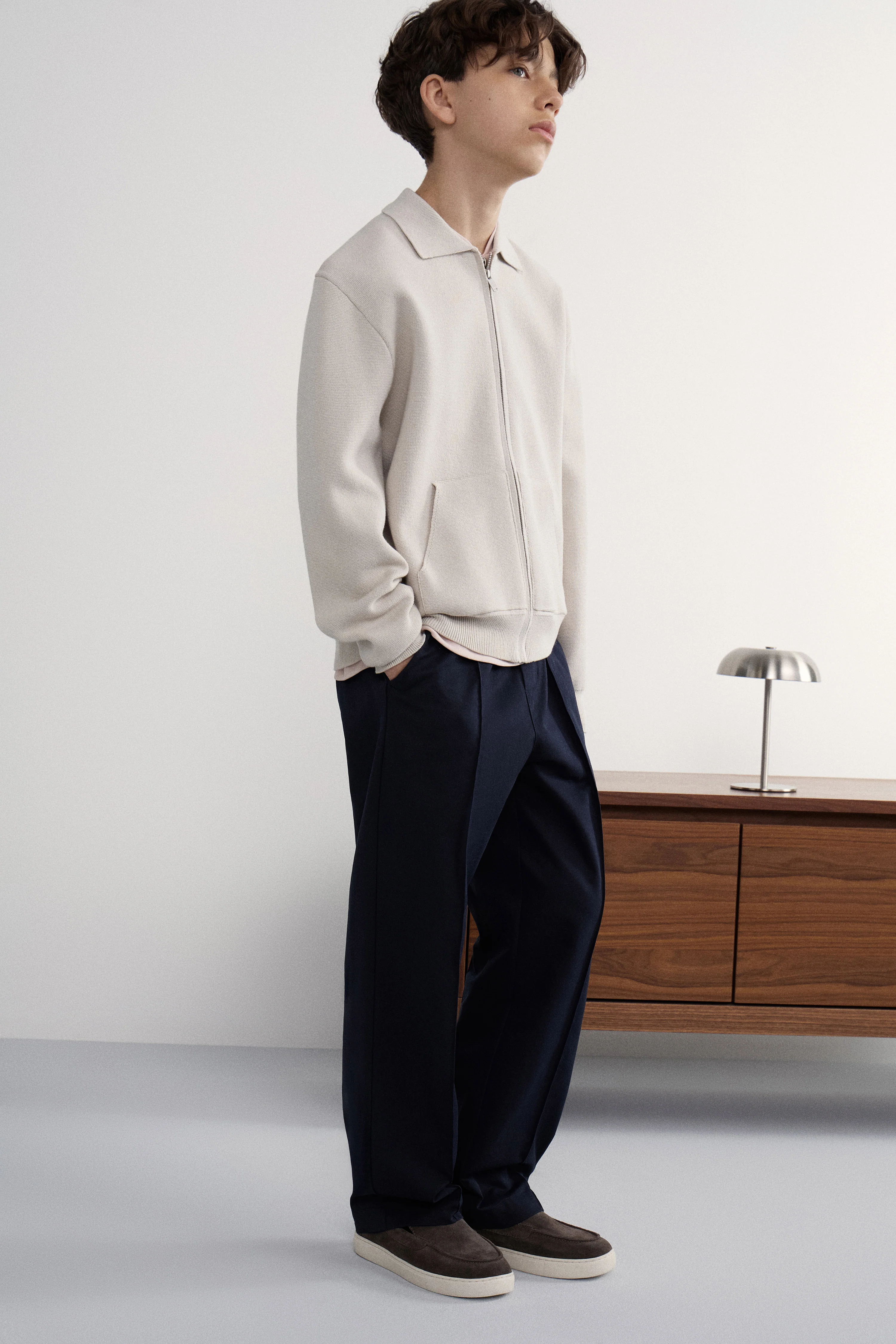 ZIP-THROUGH COTTON CARDIGAN - Image 3