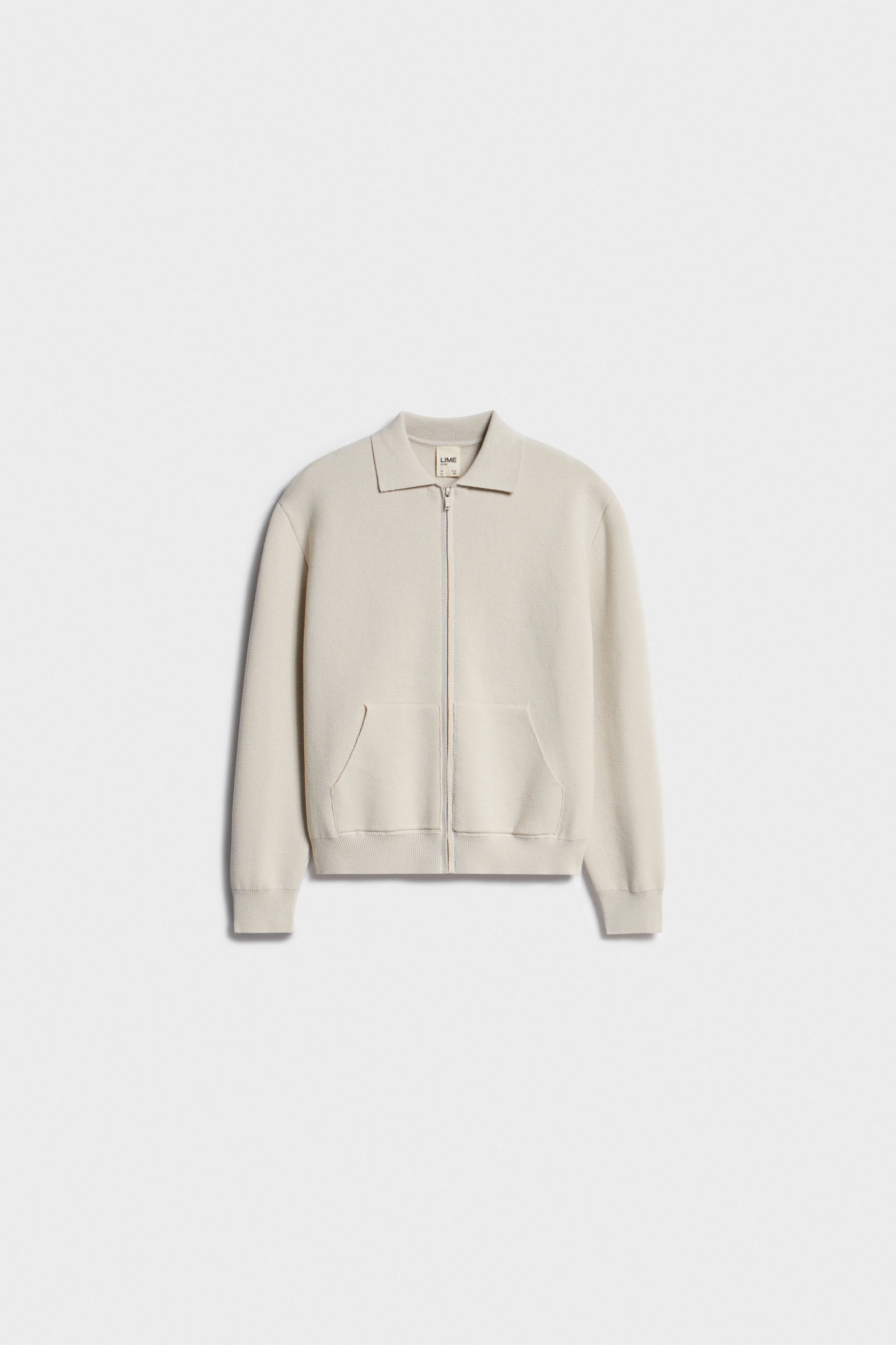 ZIP-THROUGH COTTON CARDIGAN - Image 4