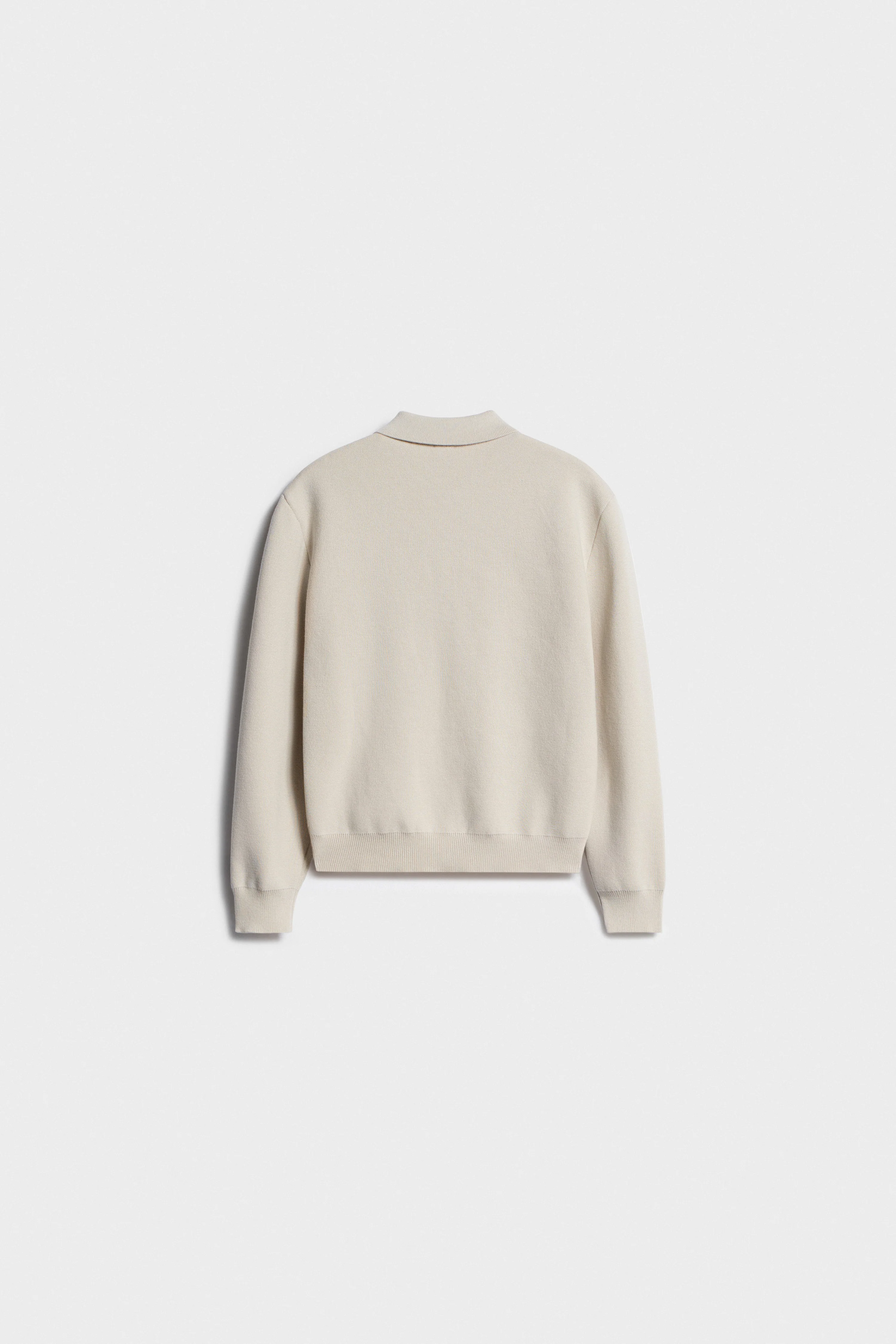 ZIP-THROUGH COTTON CARDIGAN - Image 5