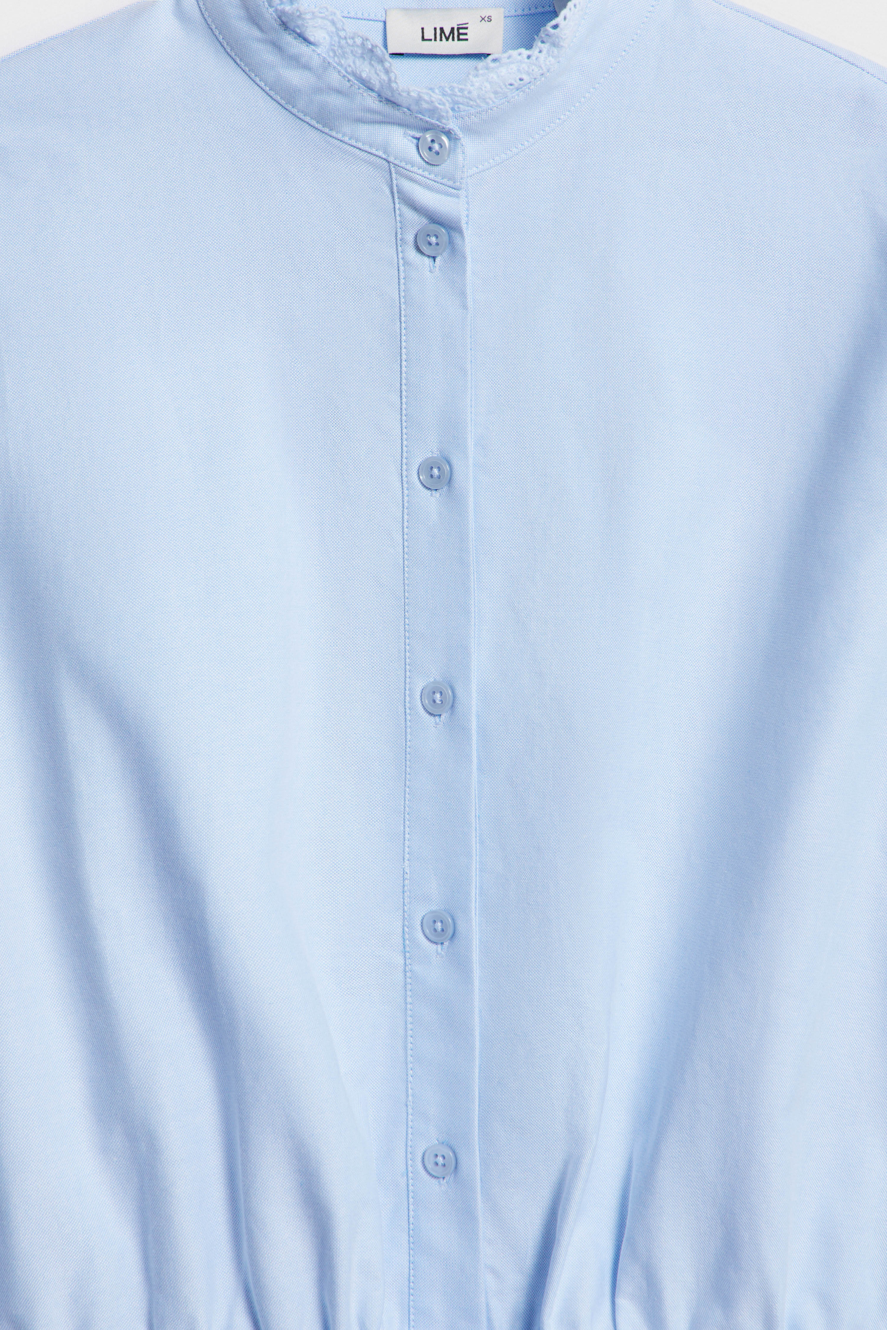 FRILL-TRIMMED COTTON BLOUSE - Image 7