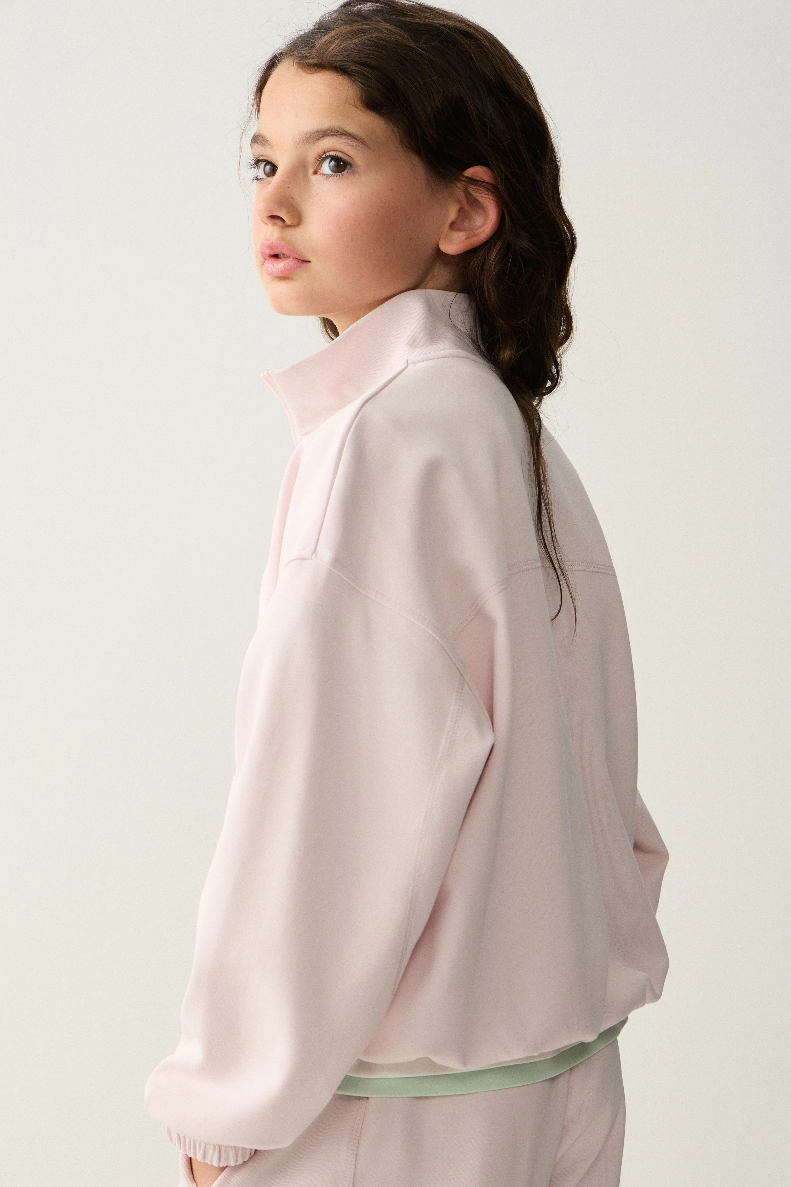 INTERLOCK ZIP-TOP SWEATSHIRT - Image 4