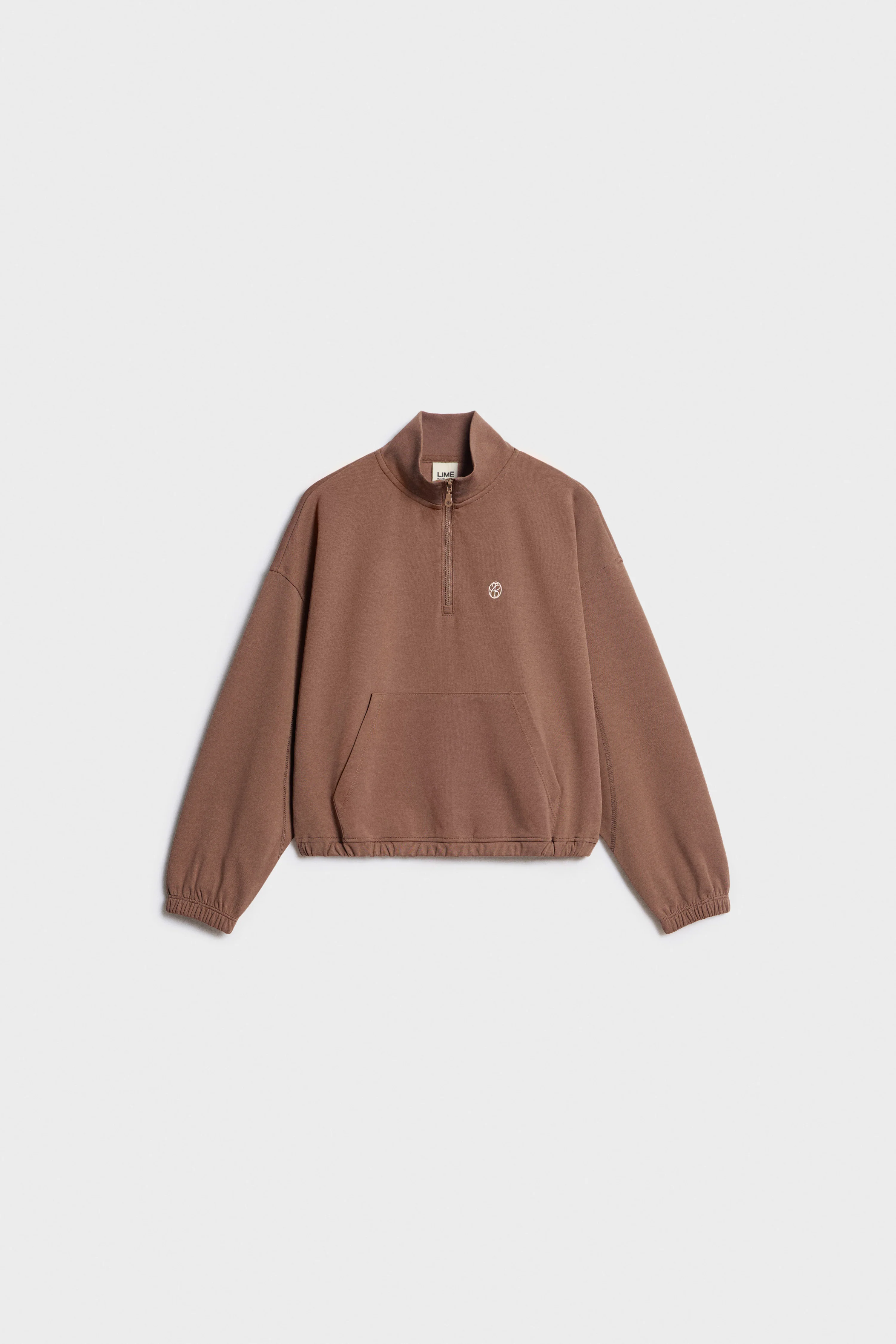INTERLOCK ZIP-TOP SWEATSHIRT - Image 5