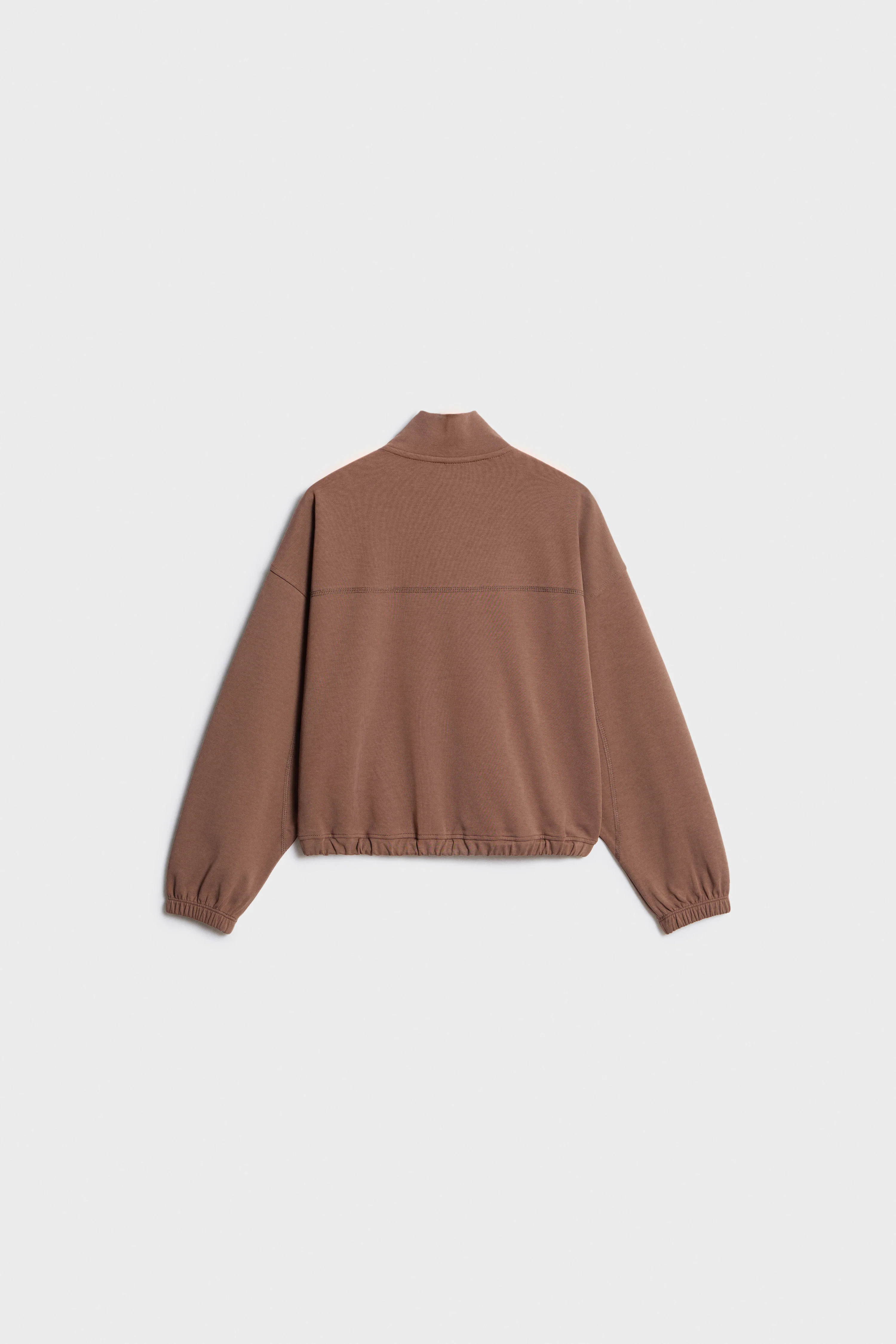 INTERLOCK ZIP-TOP SWEATSHIRT - Image 6