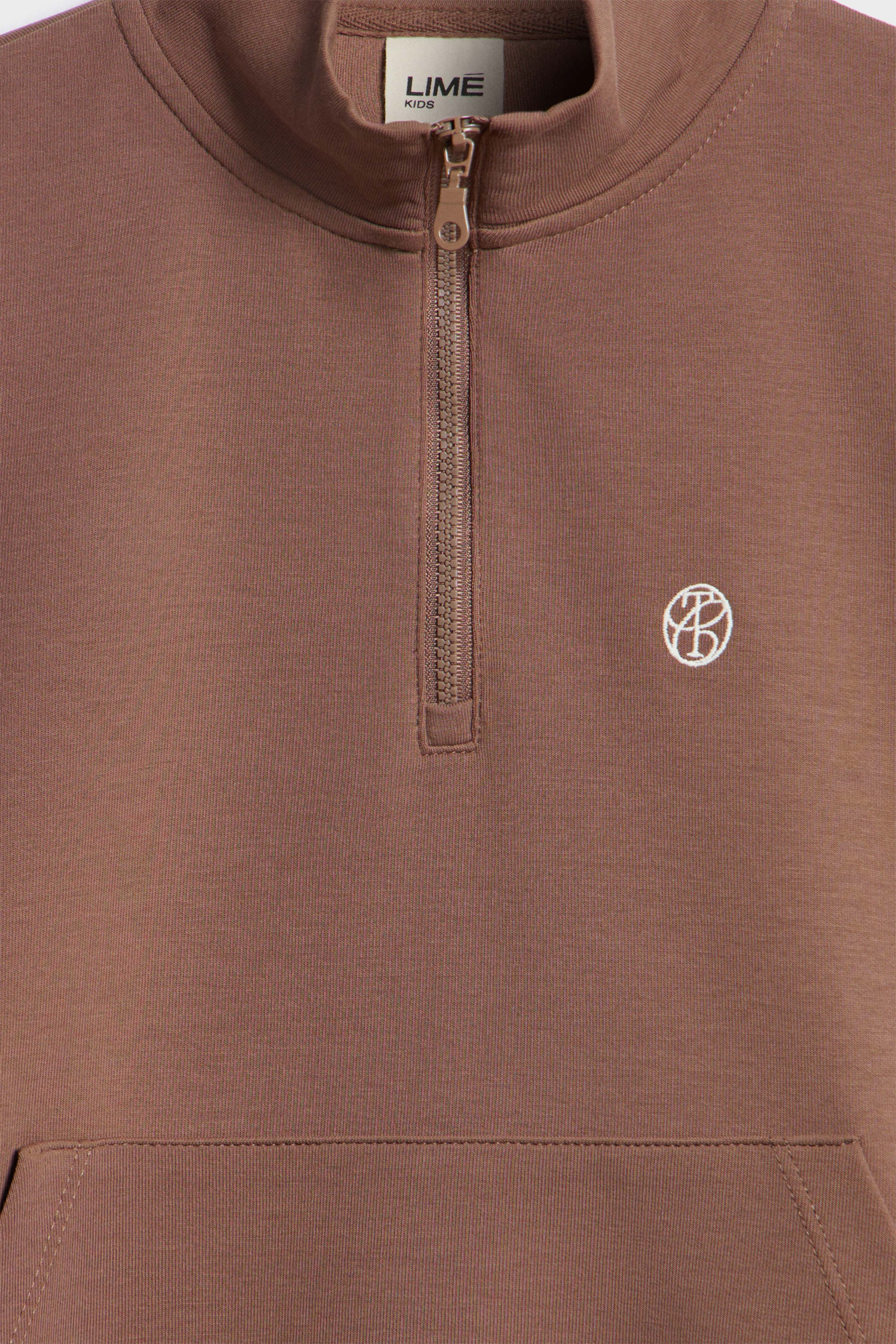INTERLOCK ZIP-TOP SWEATSHIRT - Image 7