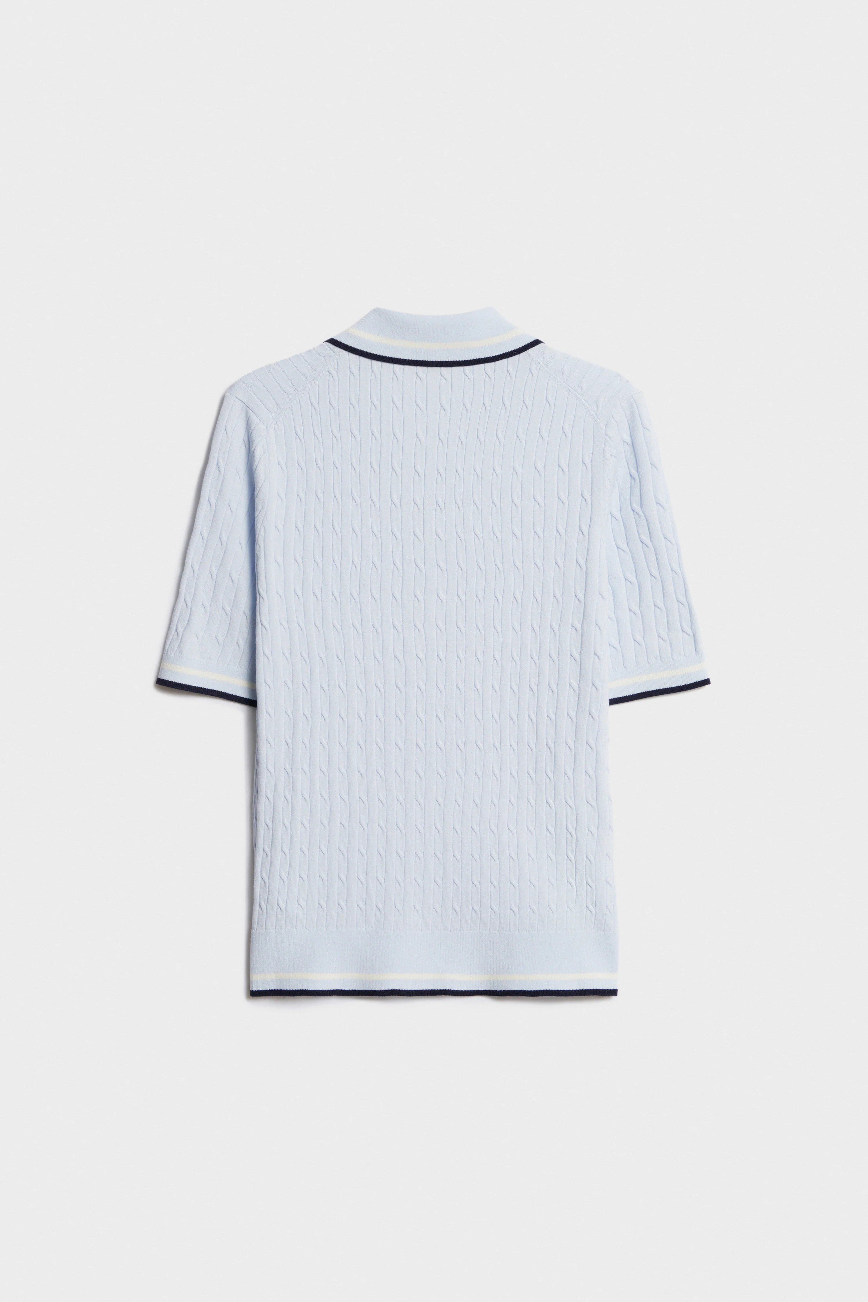 CONTRAST VISCOSE-LYOCELL KNIT SWEATER - Image 6