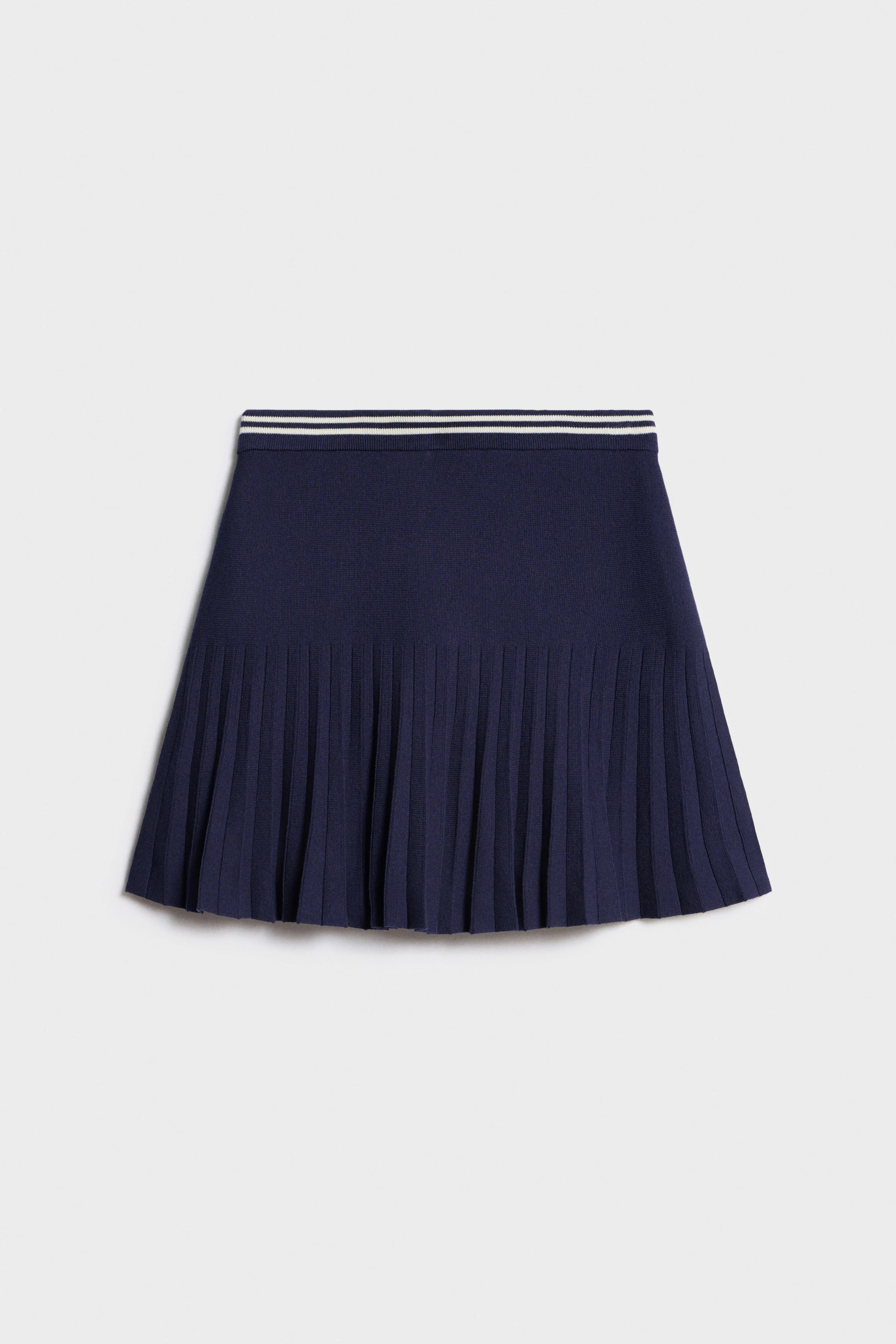 PLEATED VISCOSE-LYOCELL KNIT SKIRT - Image 6