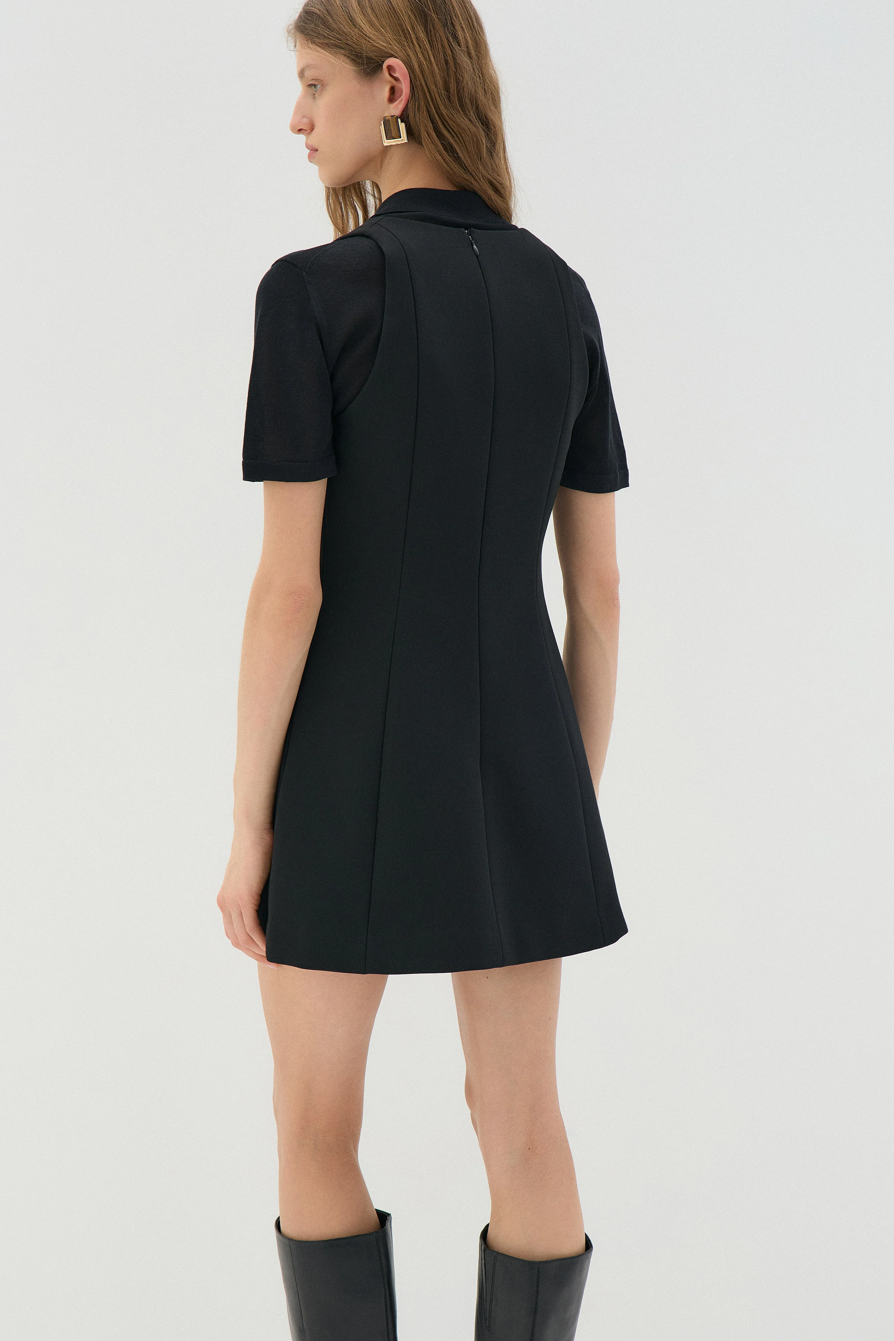 FITTED MINI DRESS - Image 5