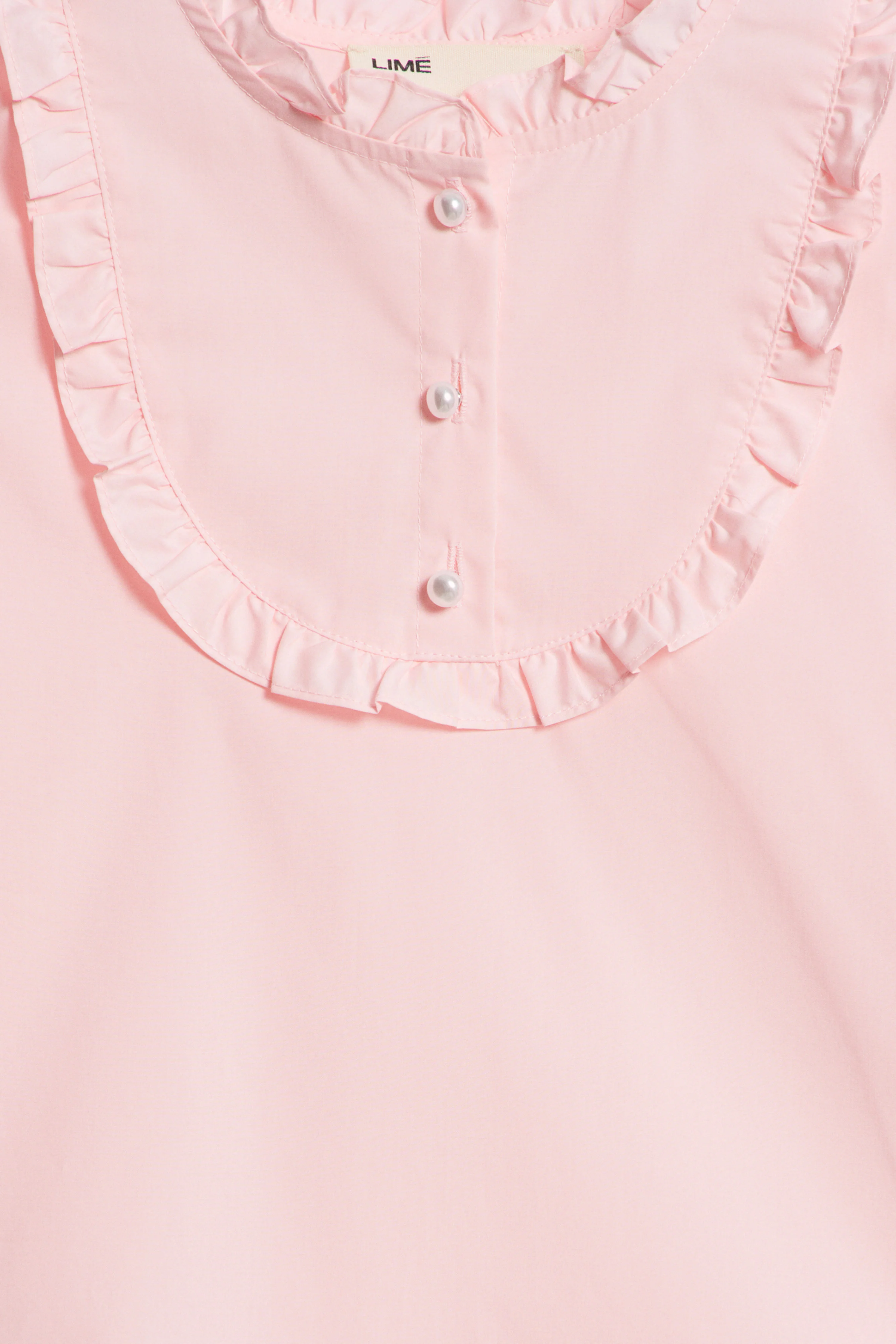 FLOUNCE-DETAIL LYOCELL-BLEND BLOUSE - Image 5