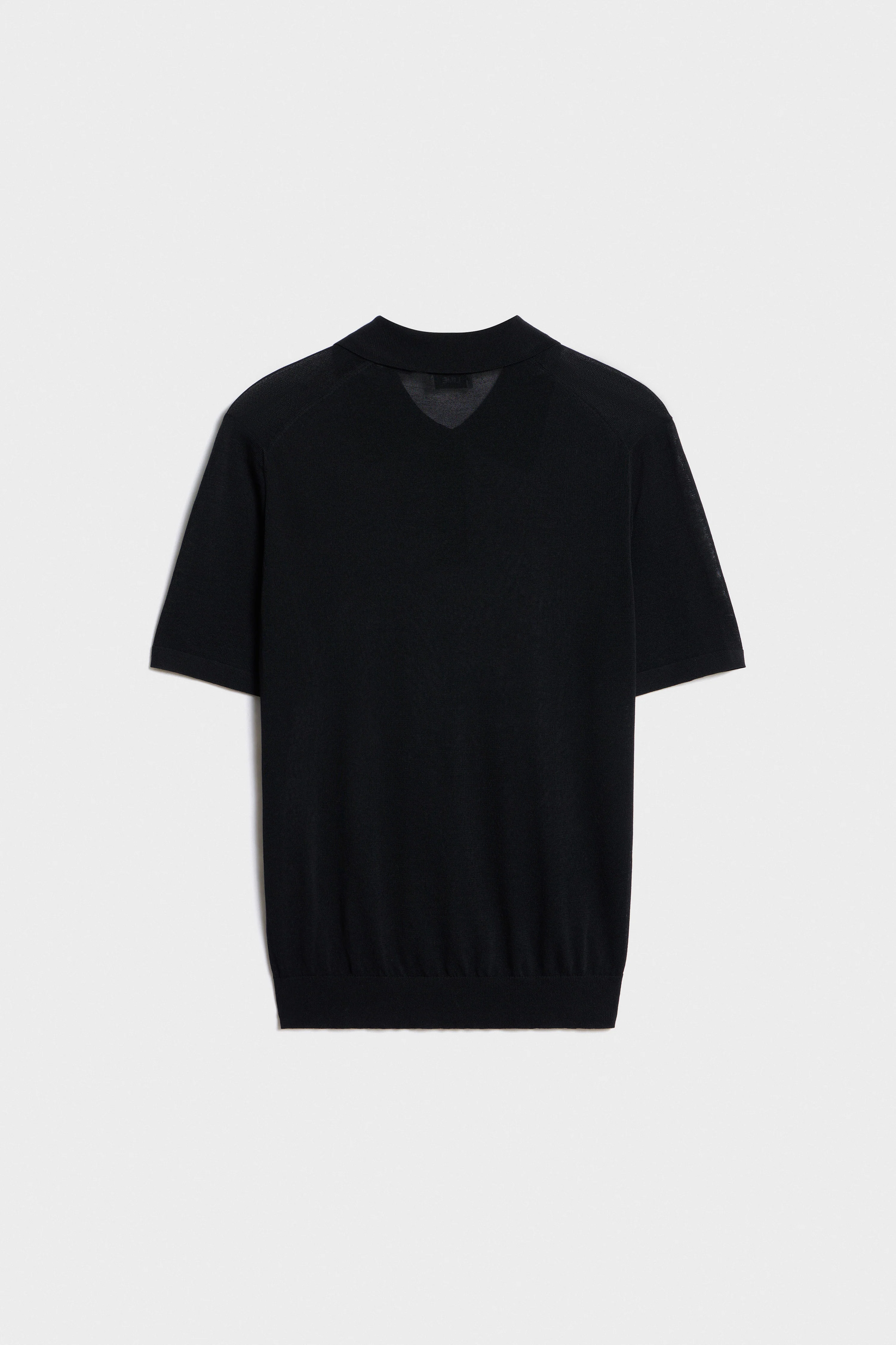 FINE-KNIT POLO SWEATER - Image 5