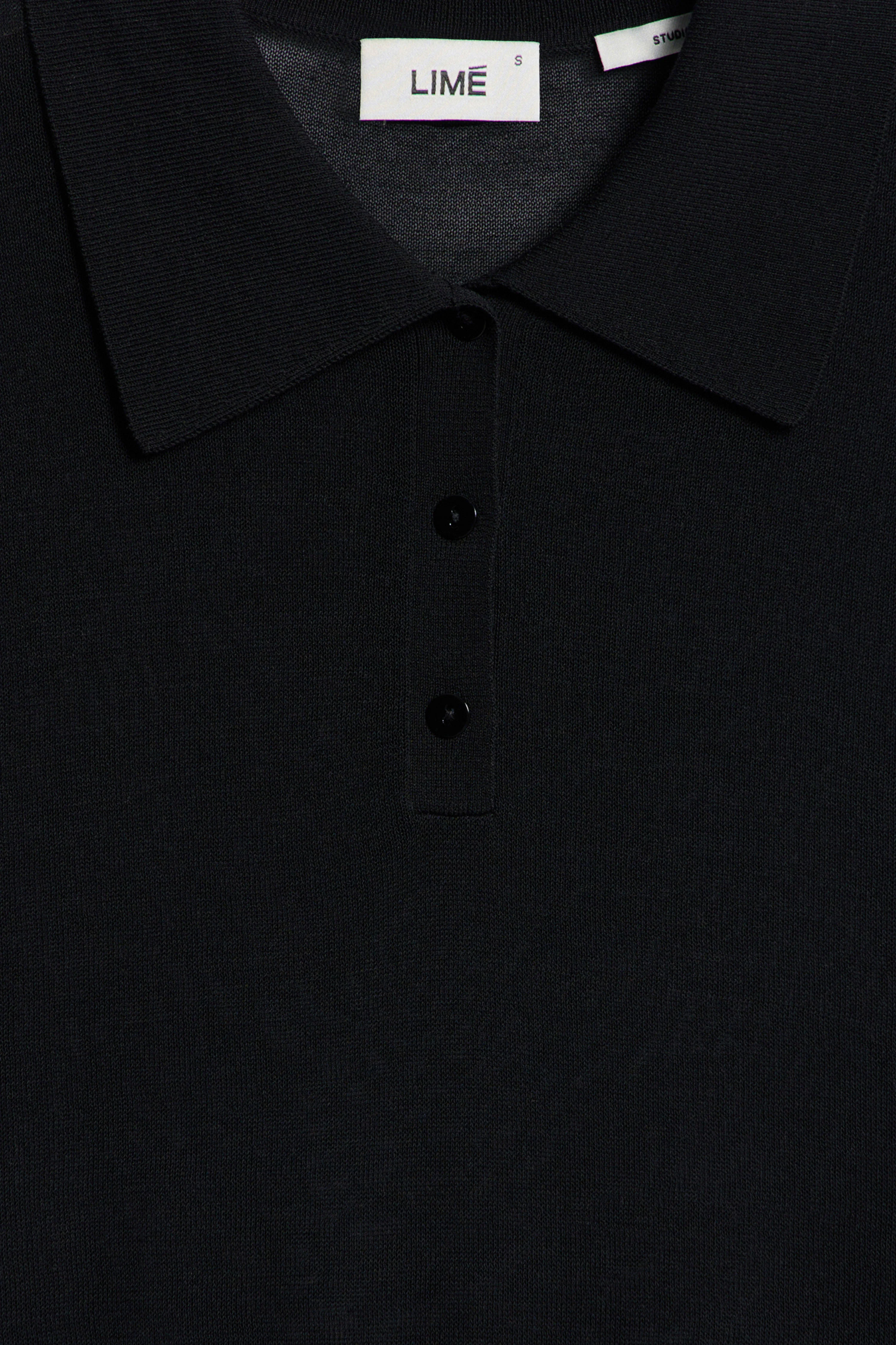 FINE-KNIT POLO SWEATER - Image 6