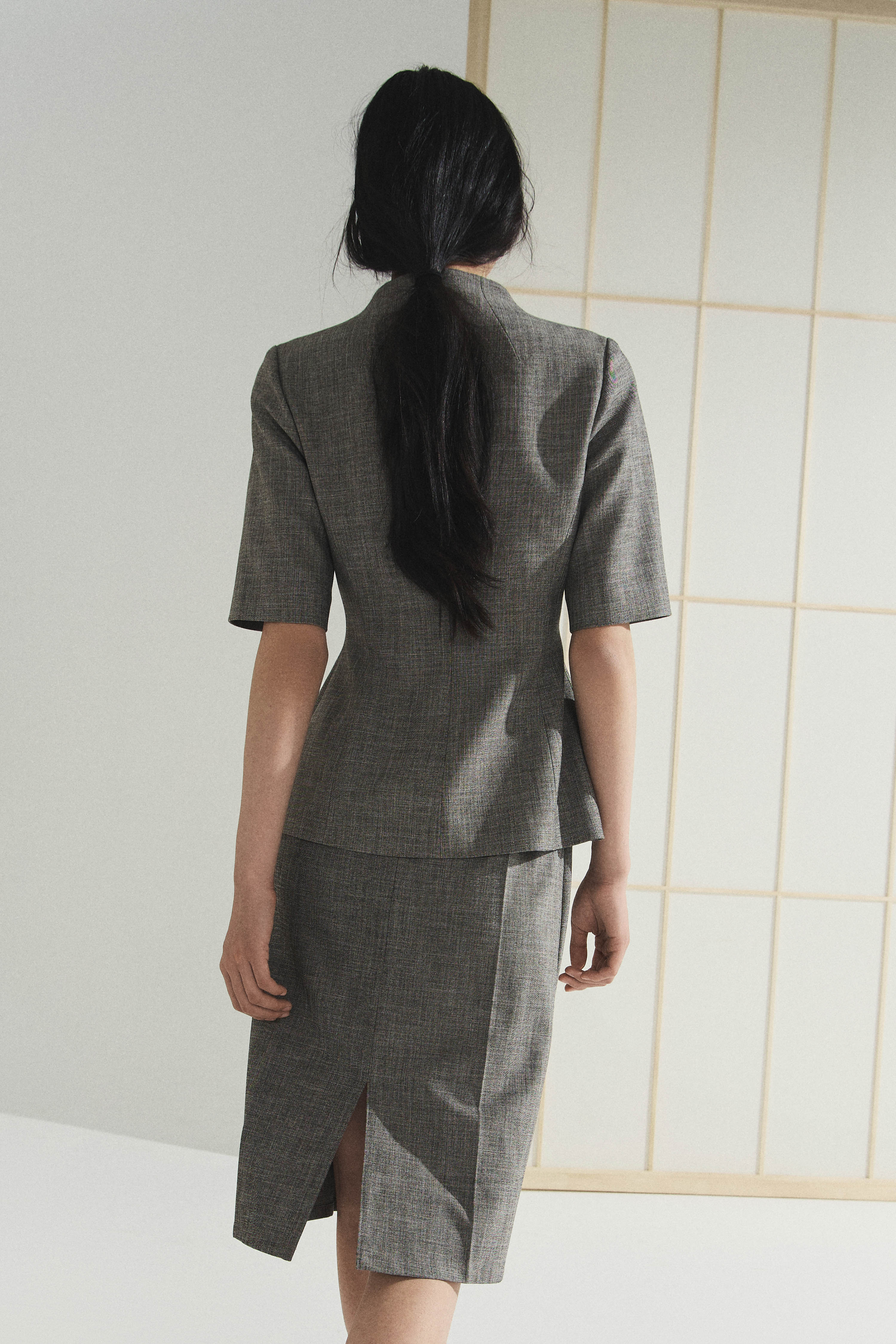 PICOT-TRIMMED MIDI SKIRT - Image 2