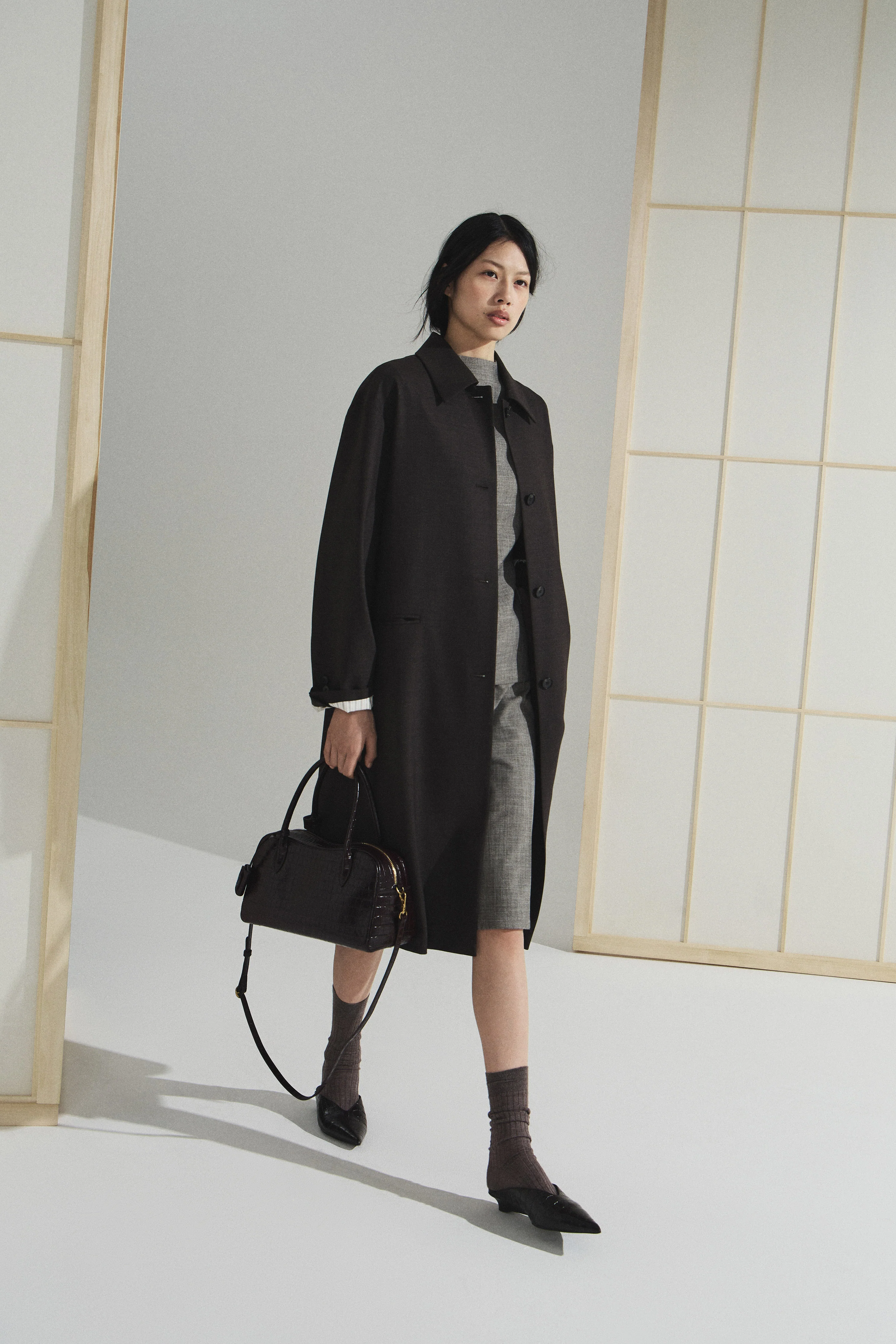 PICOT-TRIMMED MIDI SKIRT - Image 4