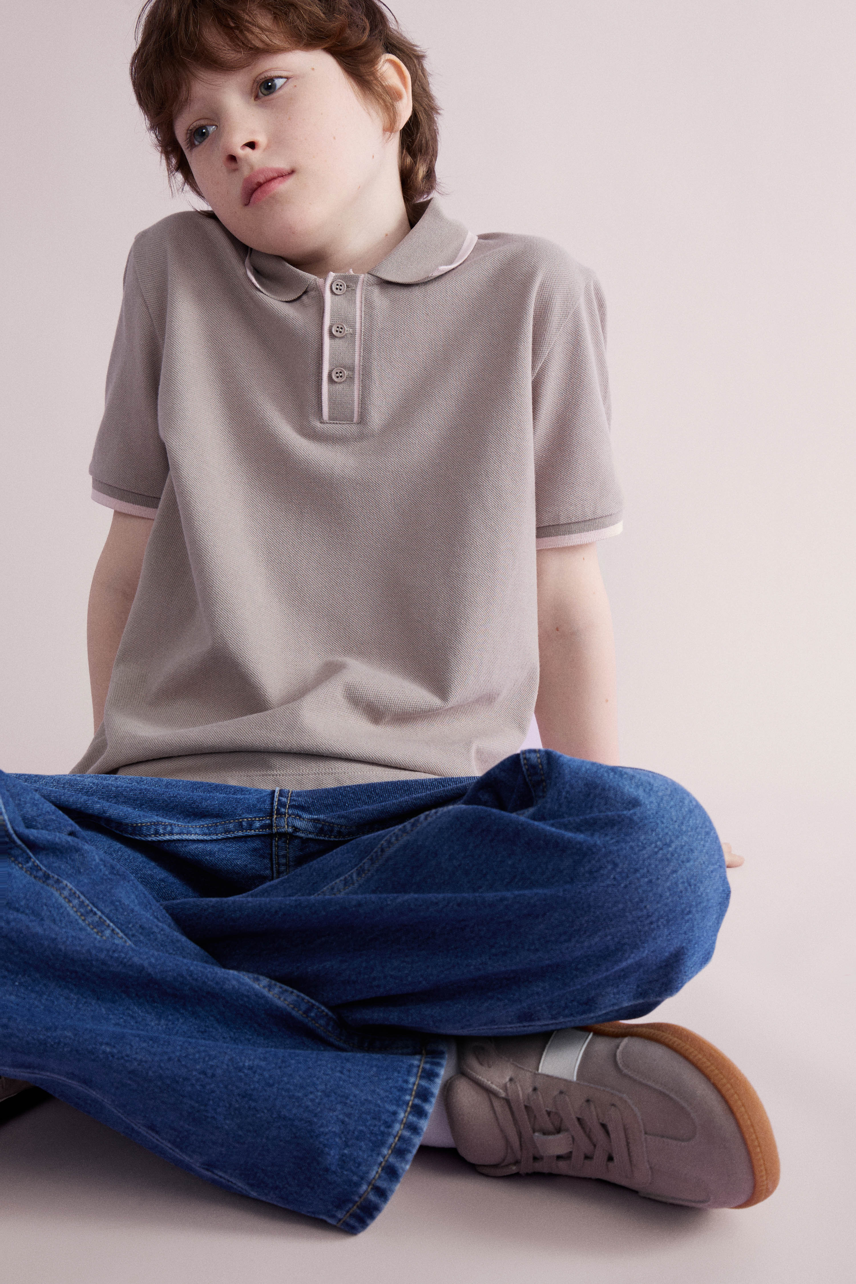 CONTRAST POLO T-SHIRT - Image 3