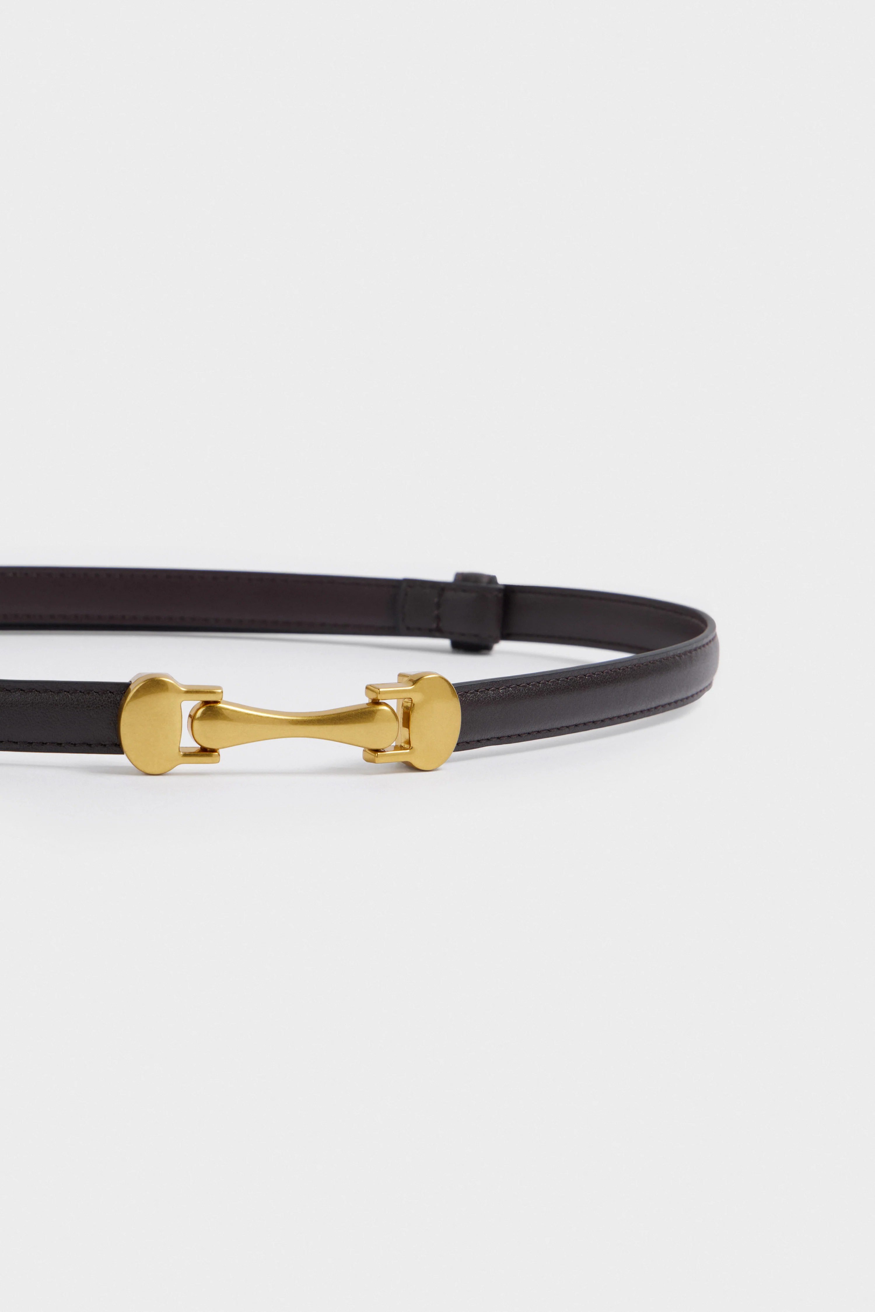 VINTAGE-STYLE LEATHER BELT - Image 4