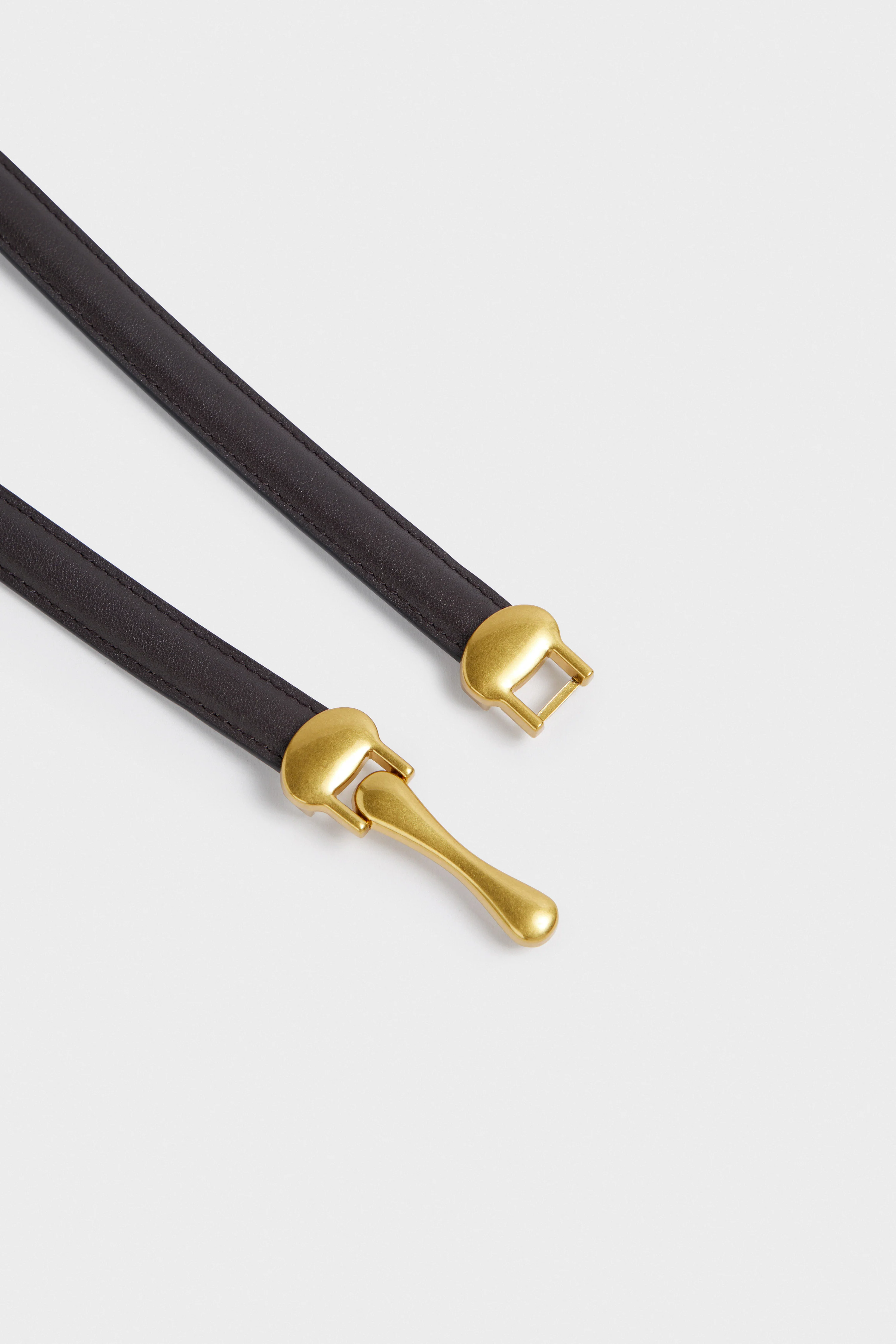 VINTAGE-STYLE LEATHER BELT - Image 5