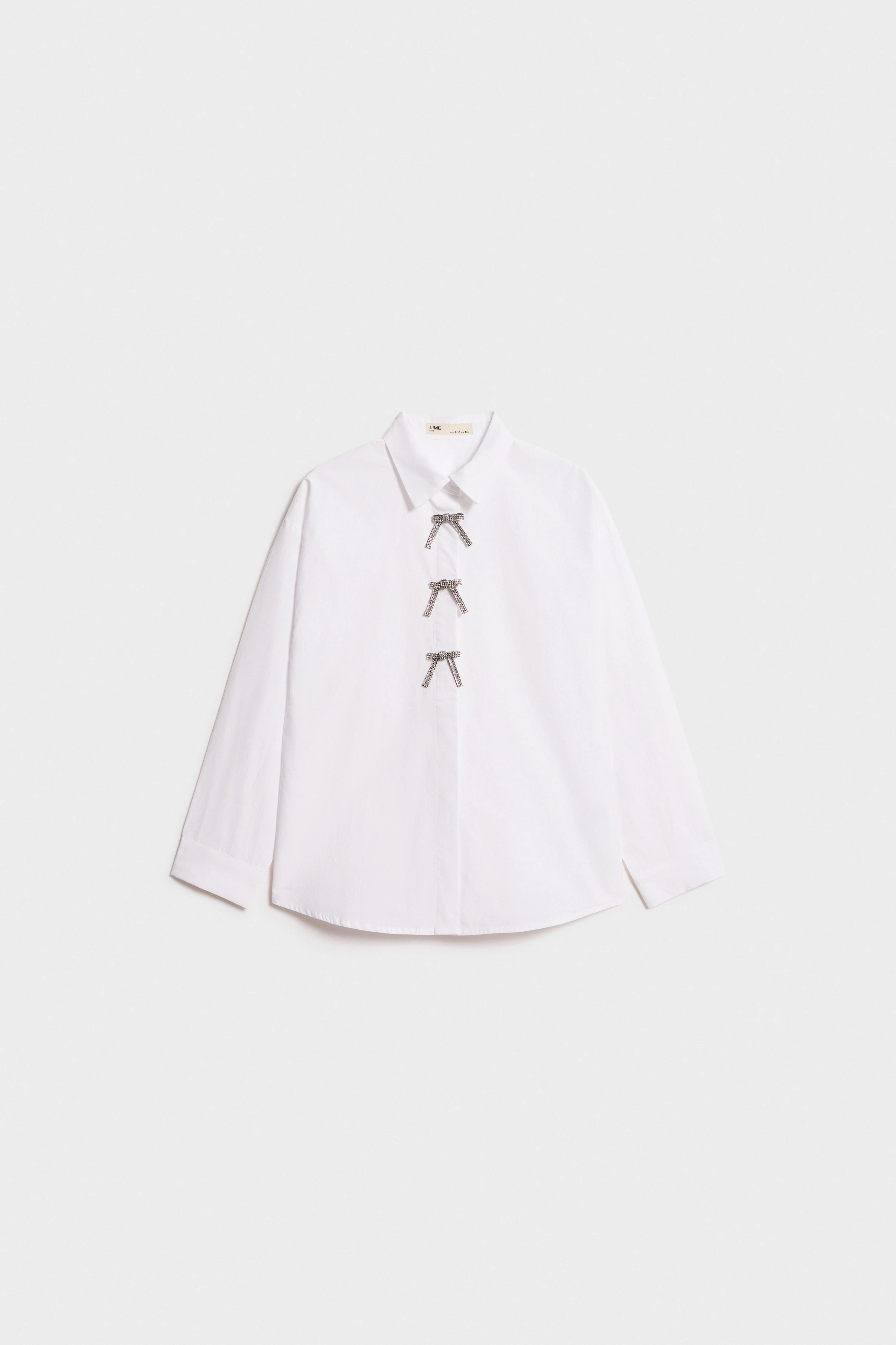 BOW-EMBELLISHED COTTON SHIRT - Image 3