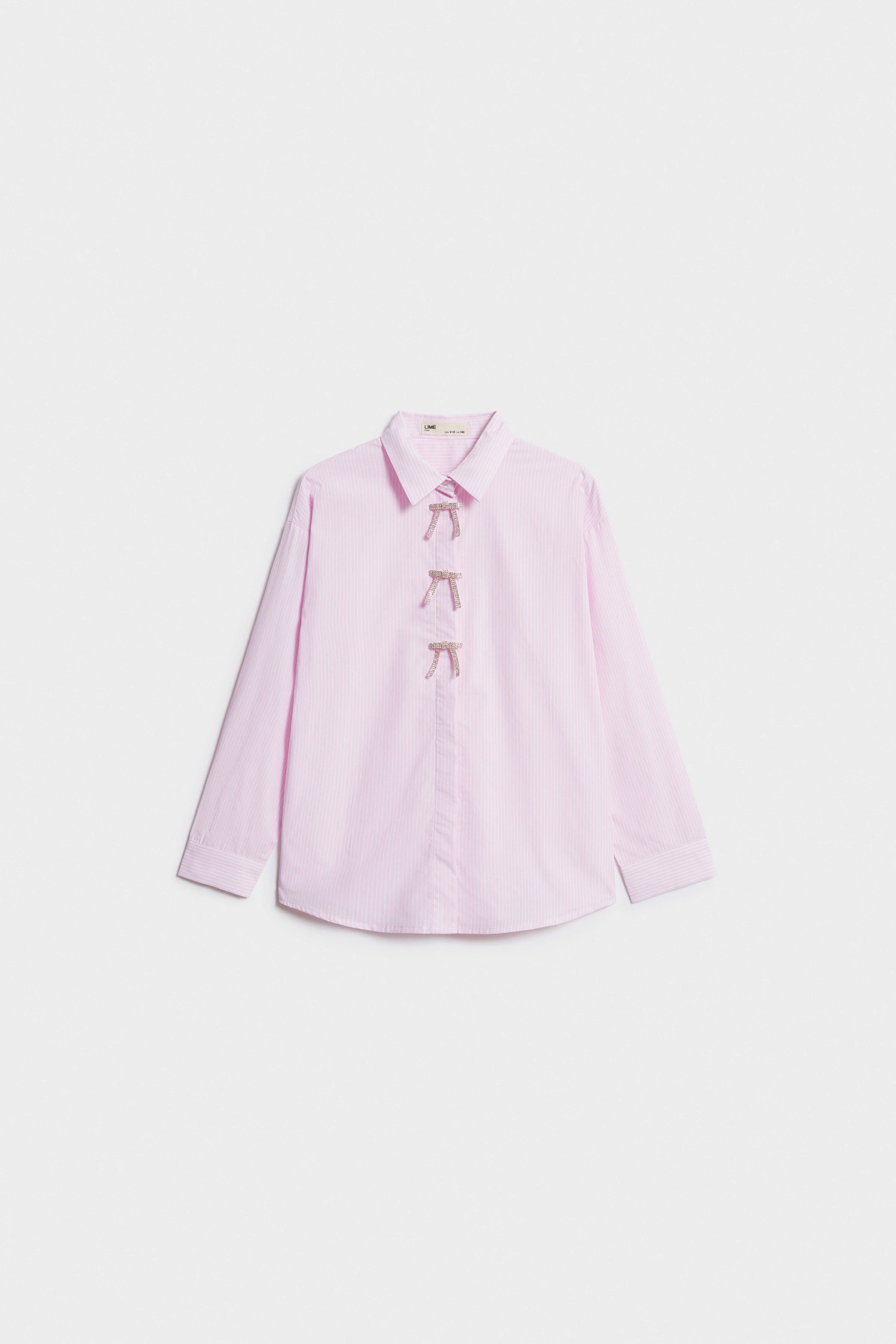 BOW-EMBELLISHED COTTON SHIRT - Image 3