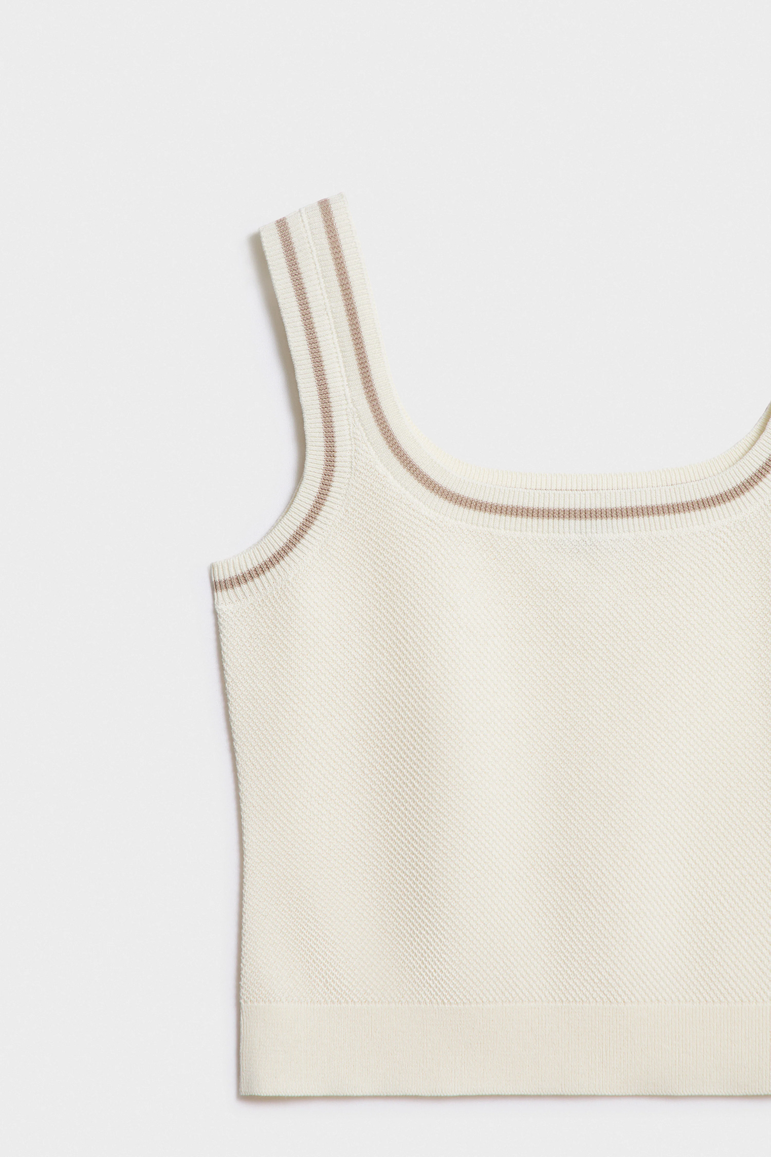 FINE-KNIT COTTON TOP - Image 7