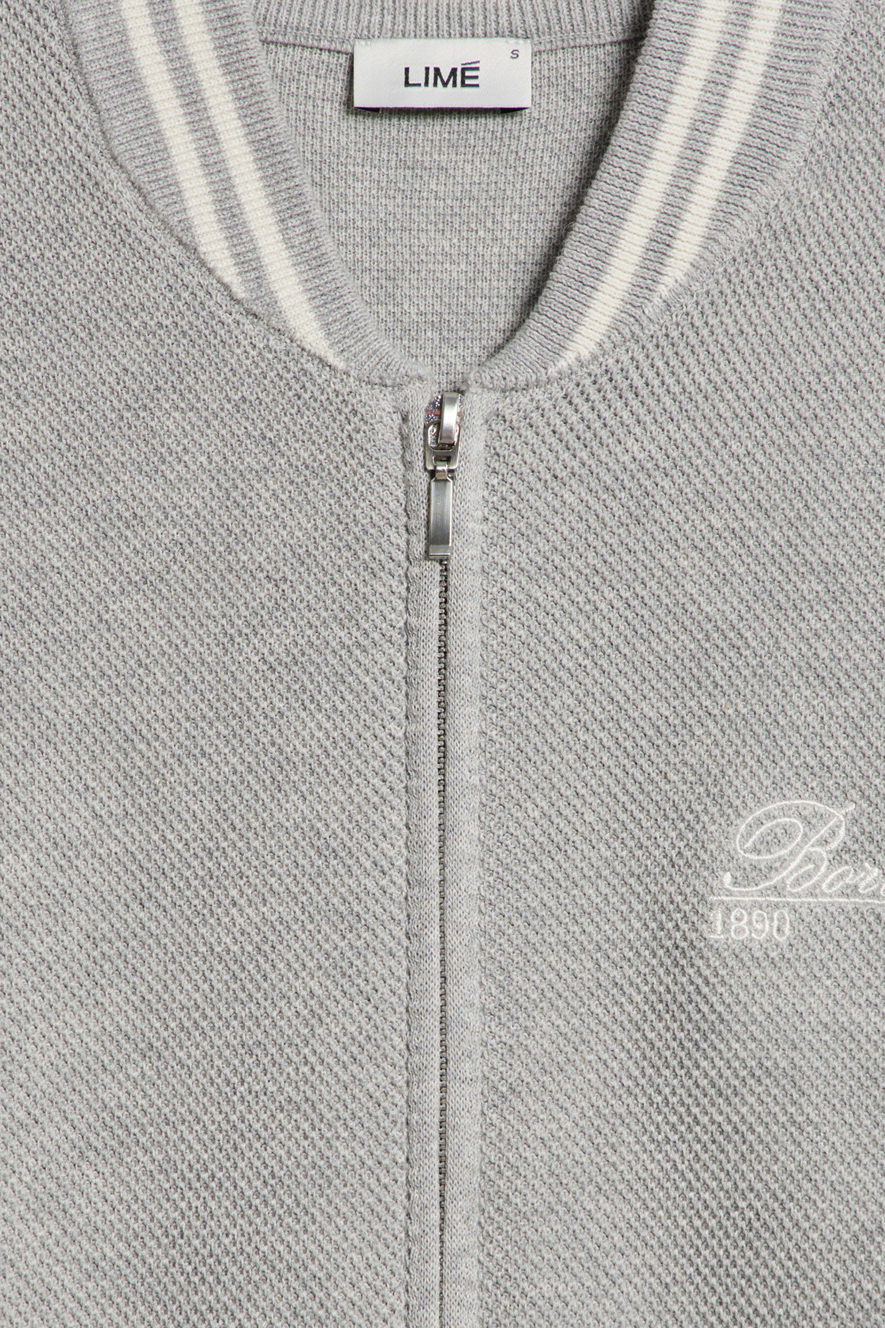 FINE-KNIT EMBROIDERY-DETAIL COTTON CARDIGAN - Image 6