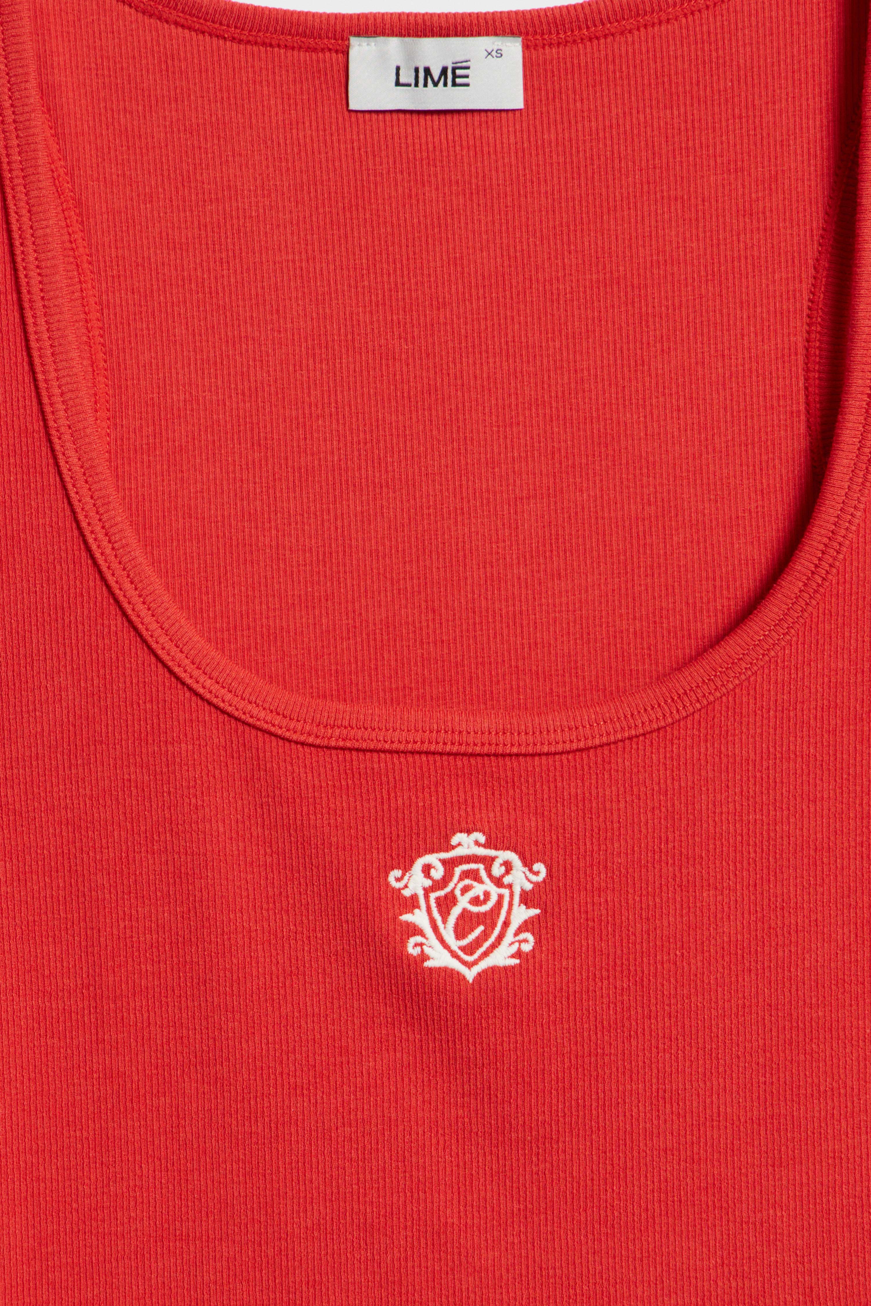EMBROIDERY-DETAIL COTTON TOP - Image 5