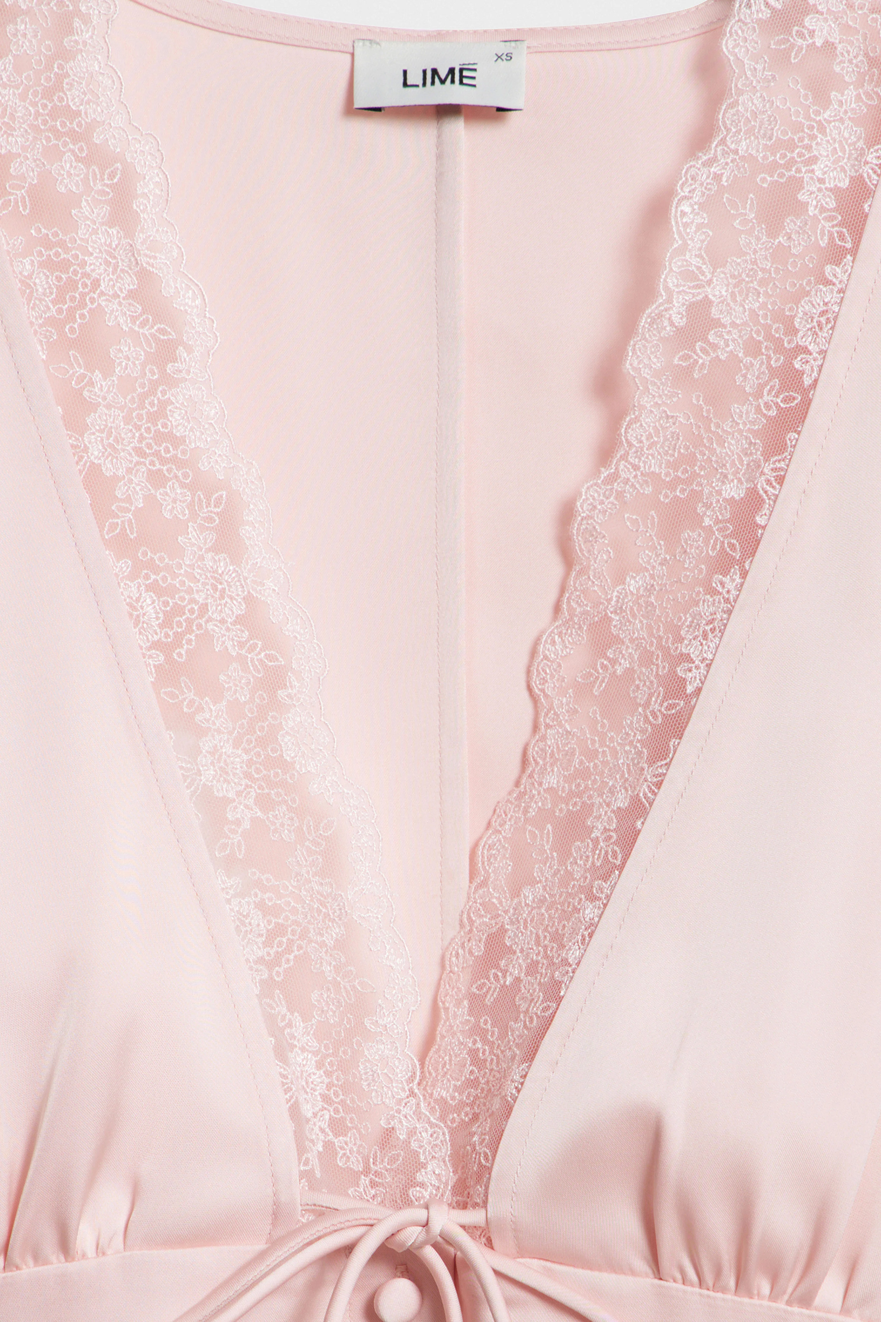 SATIN AND LACE BLOUSE - Image 7
