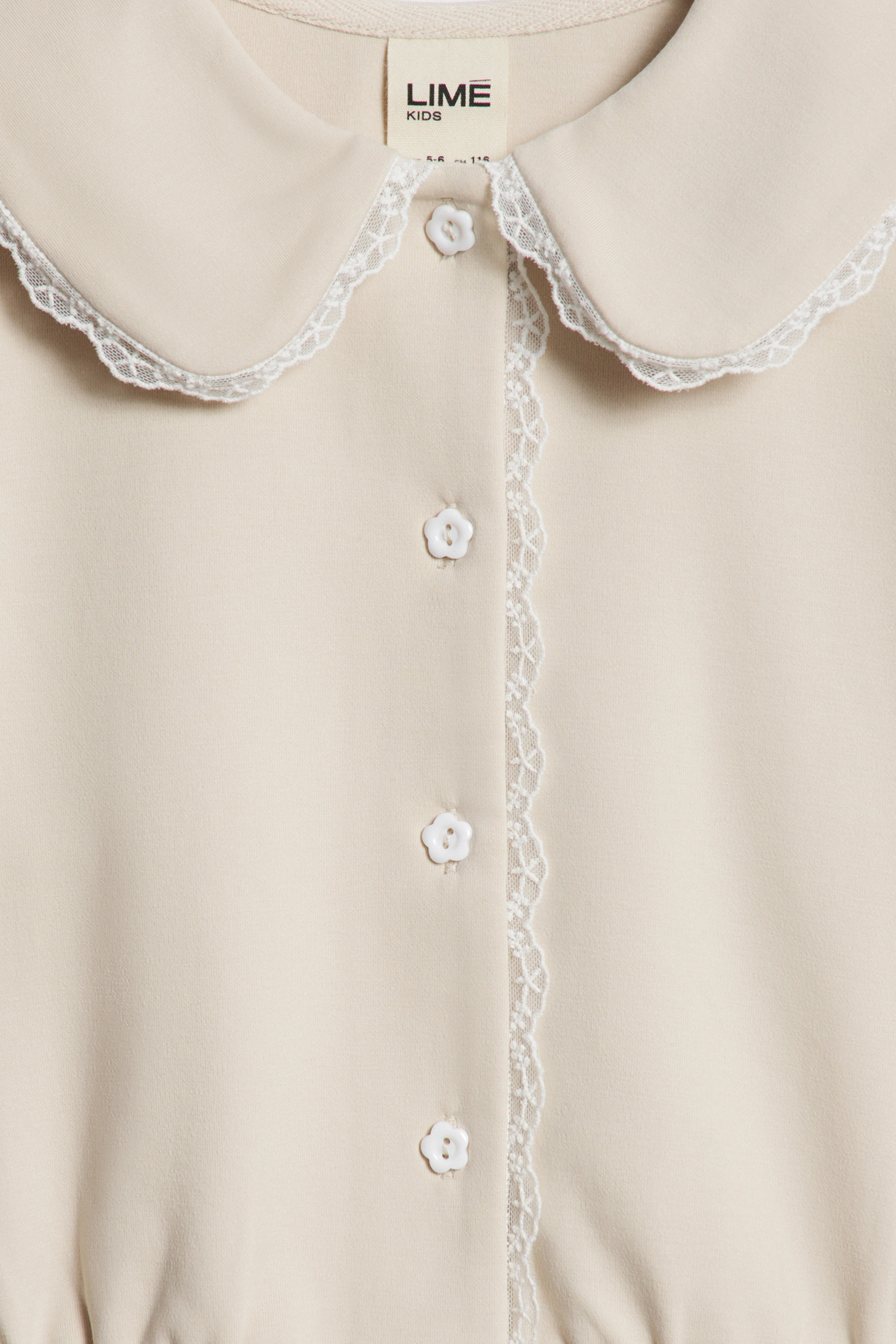 COLLAR-DETAIL COTTON SWEATSHIRT - Image 5