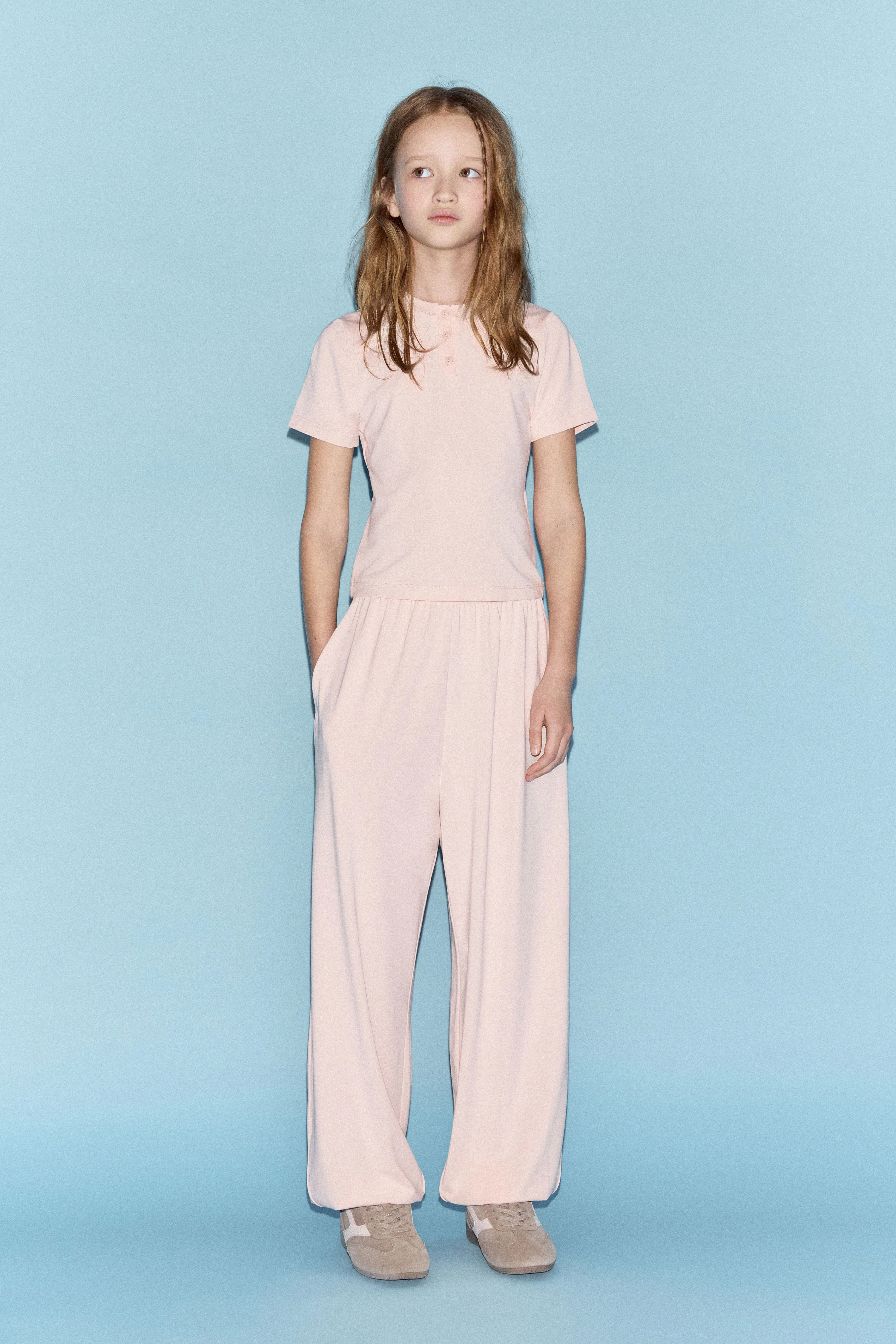 BUTTONED VISCOSE T-SHIRT - Image 2