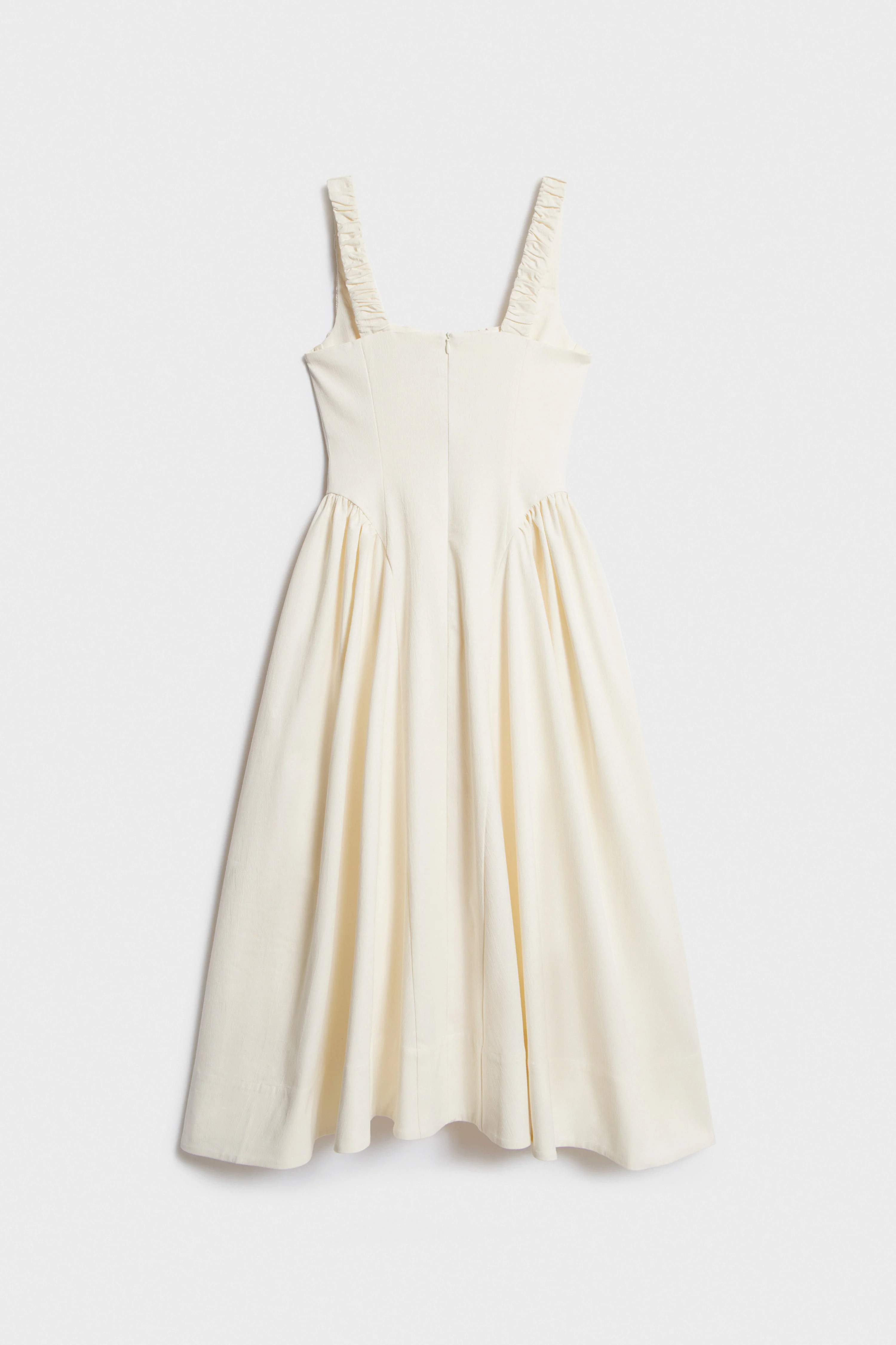 FLARED-SKIRT COTTON DRESS - Image 3