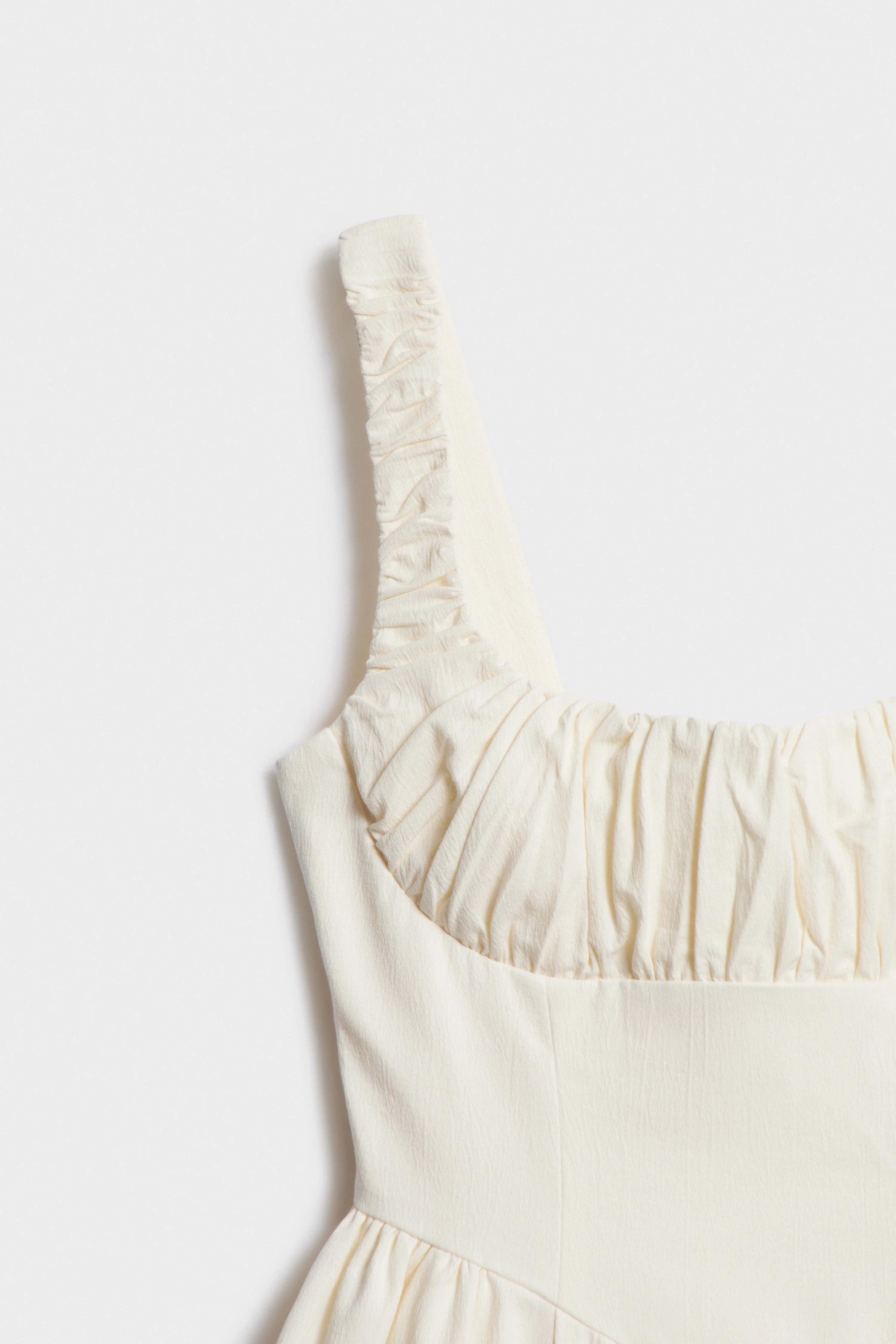 FLARED-SKIRT COTTON DRESS - Image 4