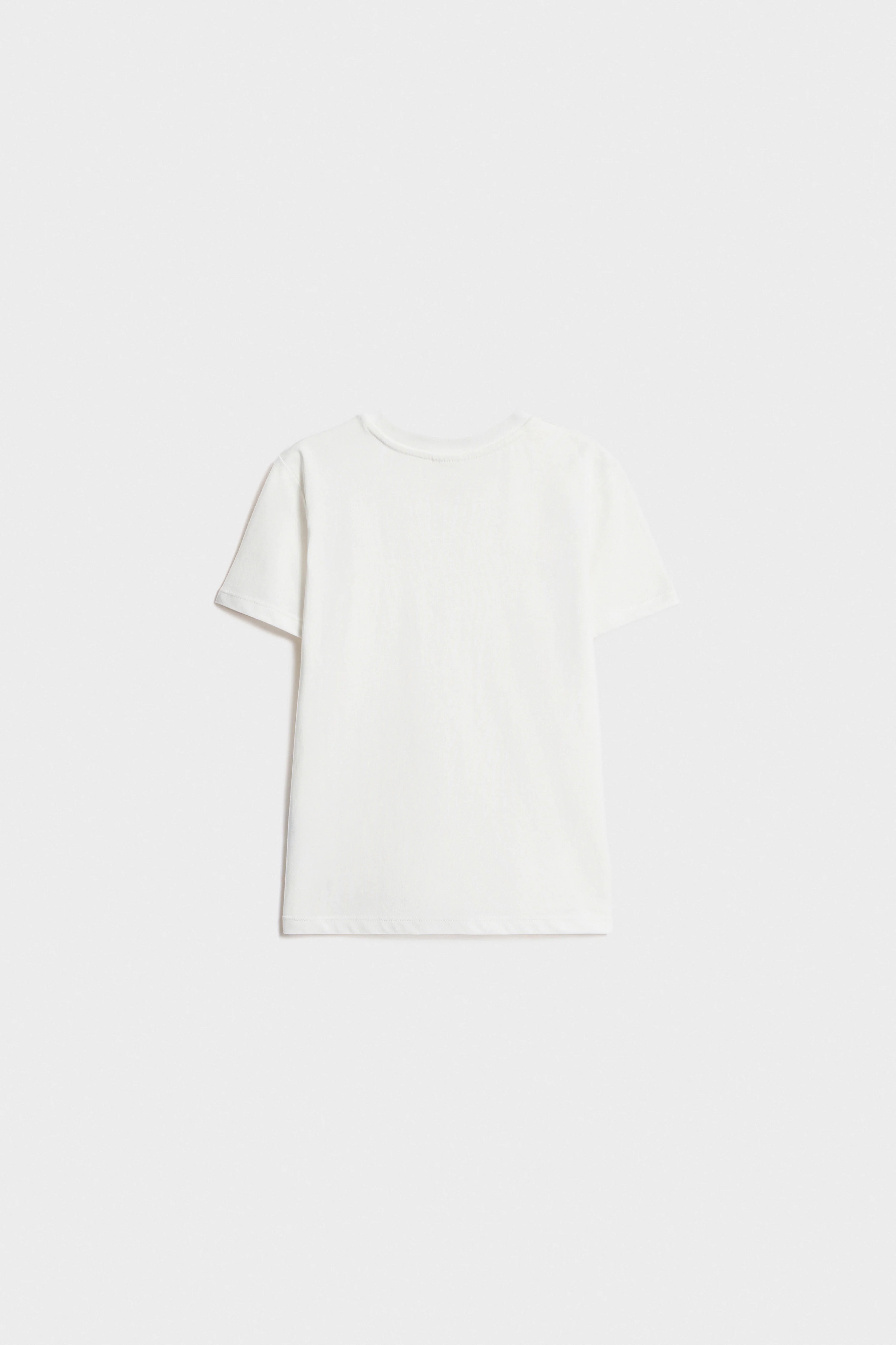 LACE-TRIMMED COTTON T-SHIRT - Image 5