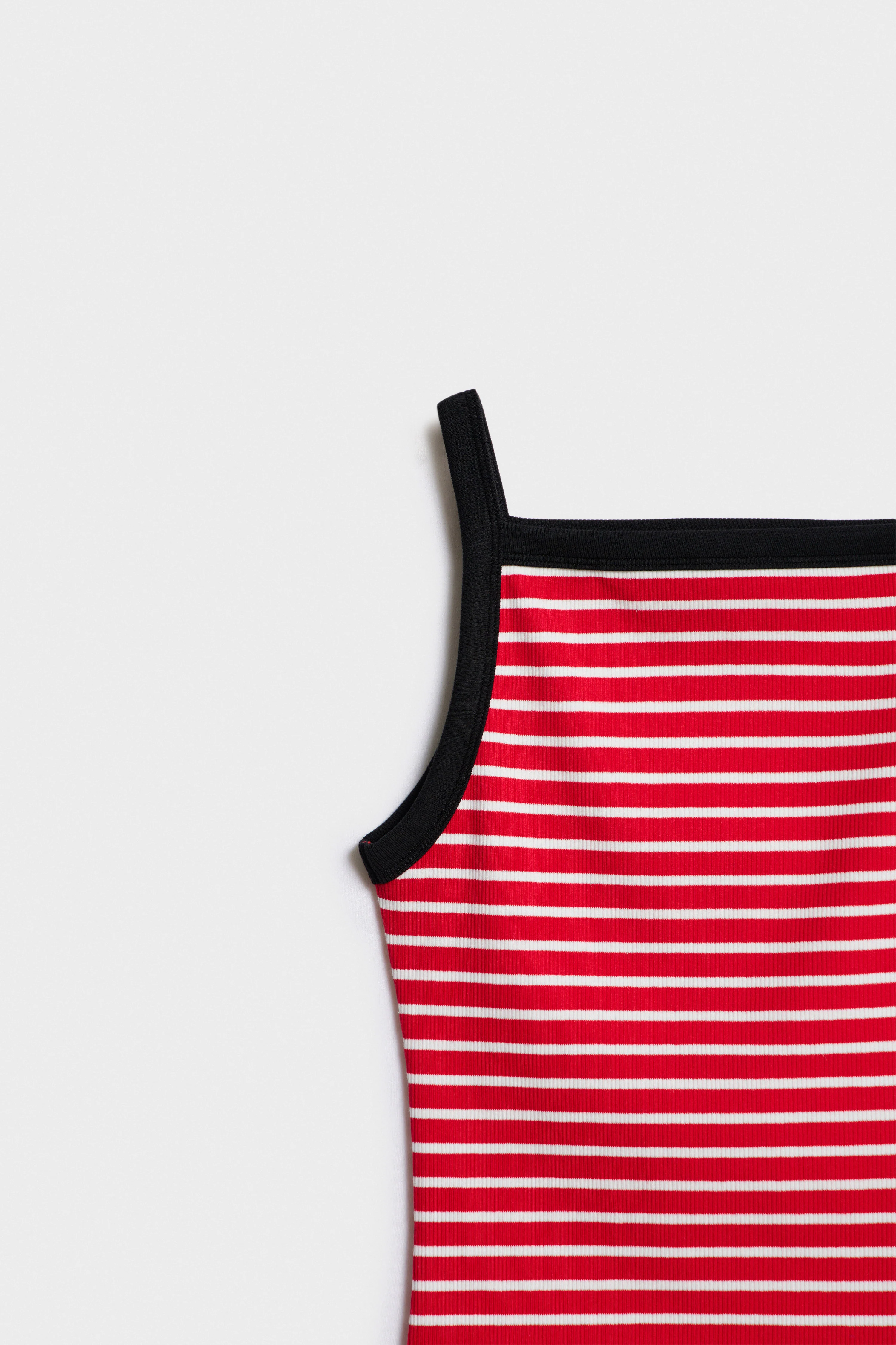 STRIPED COTTON TOP - Image 5