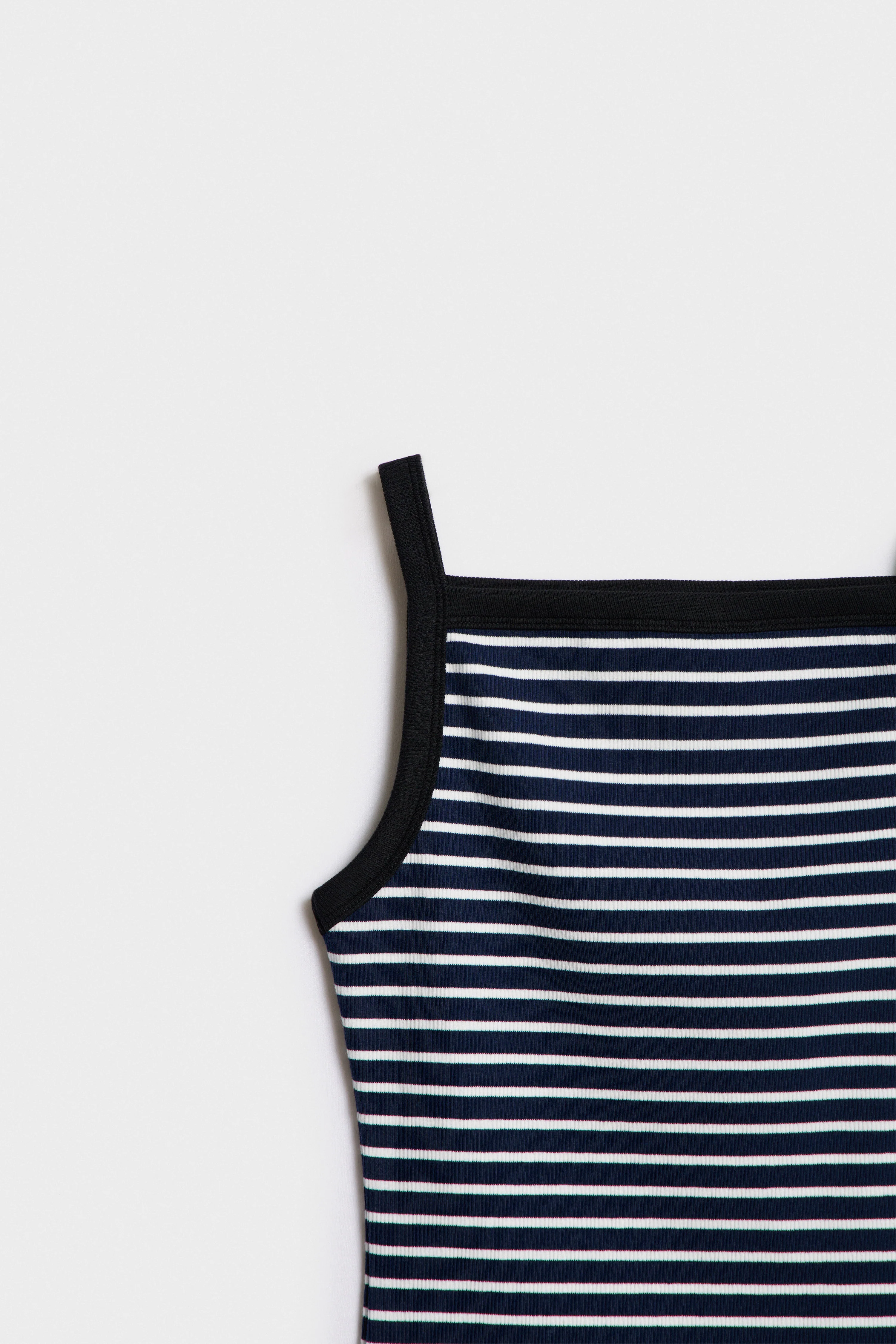 STRIPED COTTON TOP - Image 5
