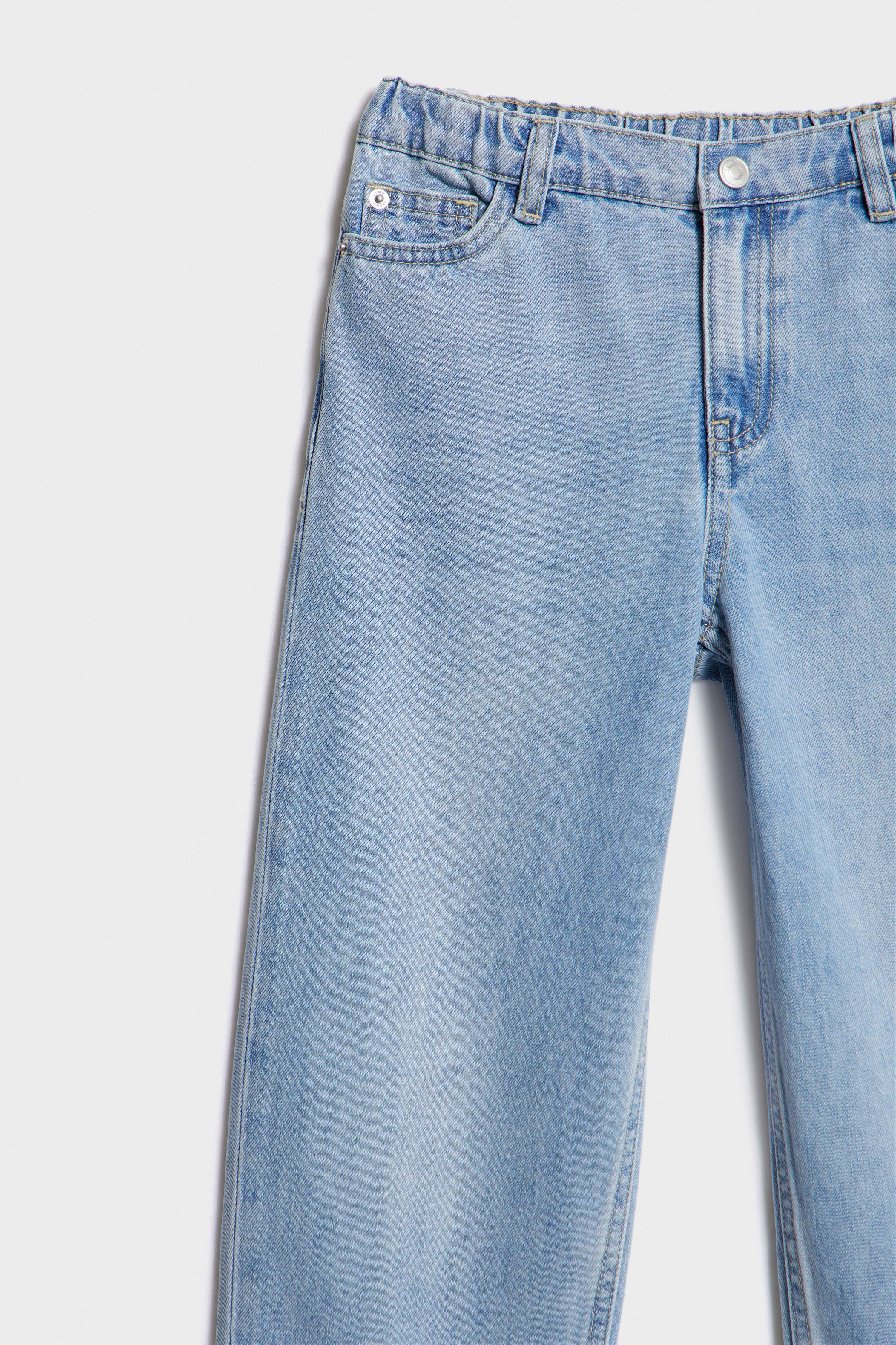 ELASTIC WAIST BAGGY JEANS - Image 7