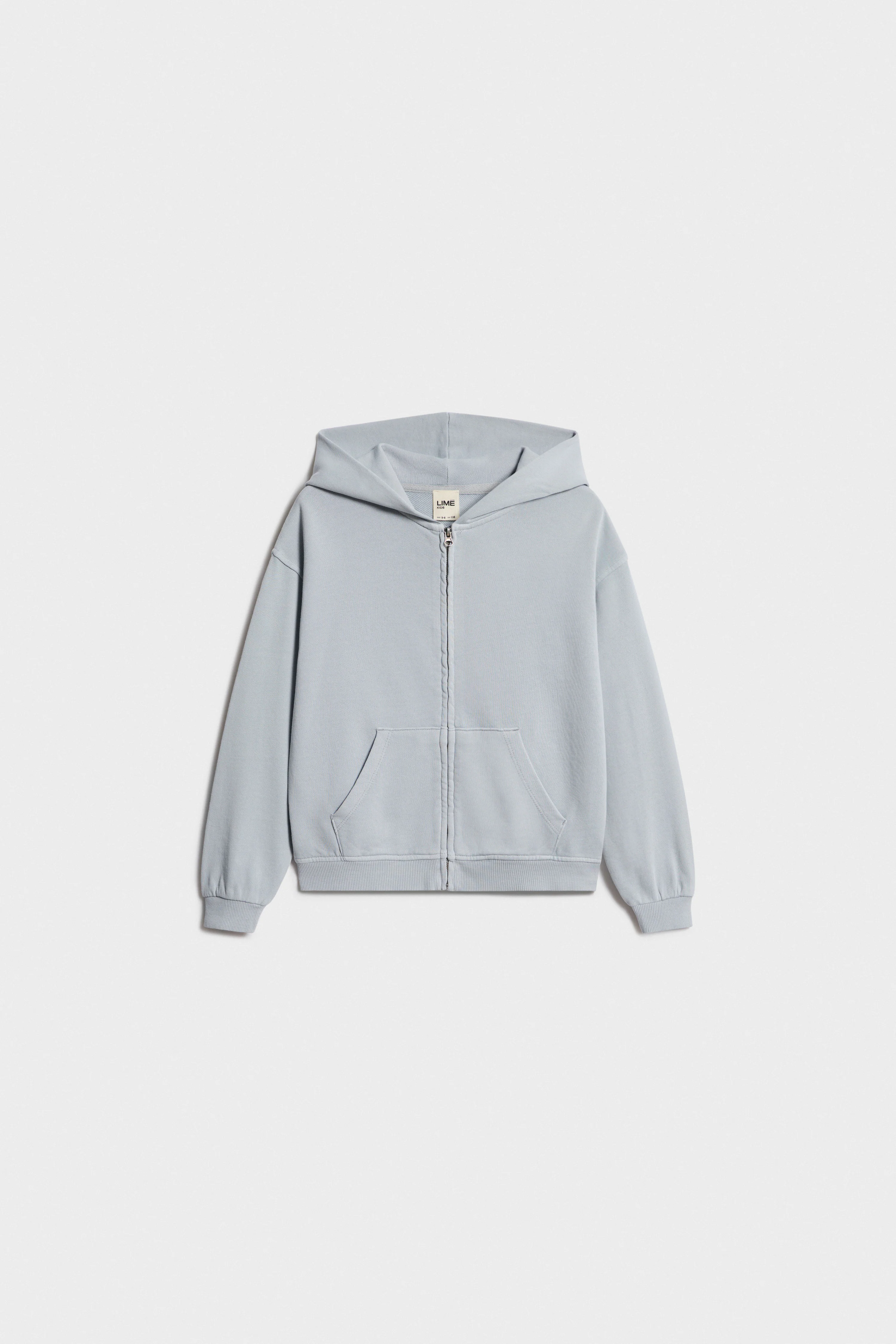 OVERSIZED ZIP-THROUGH HOODIE - Image 5