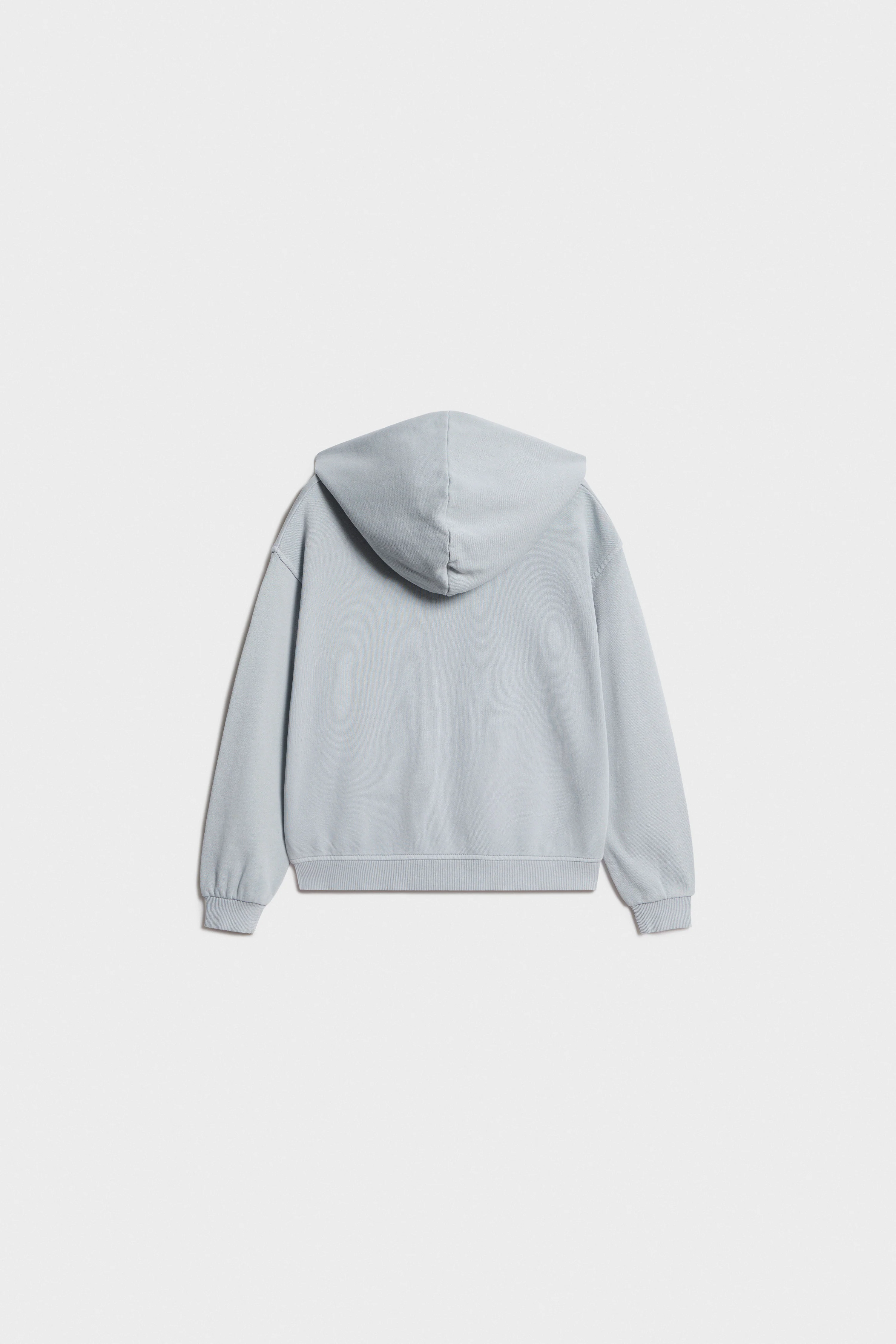 OVERSIZED ZIP-THROUGH HOODIE - Image 6