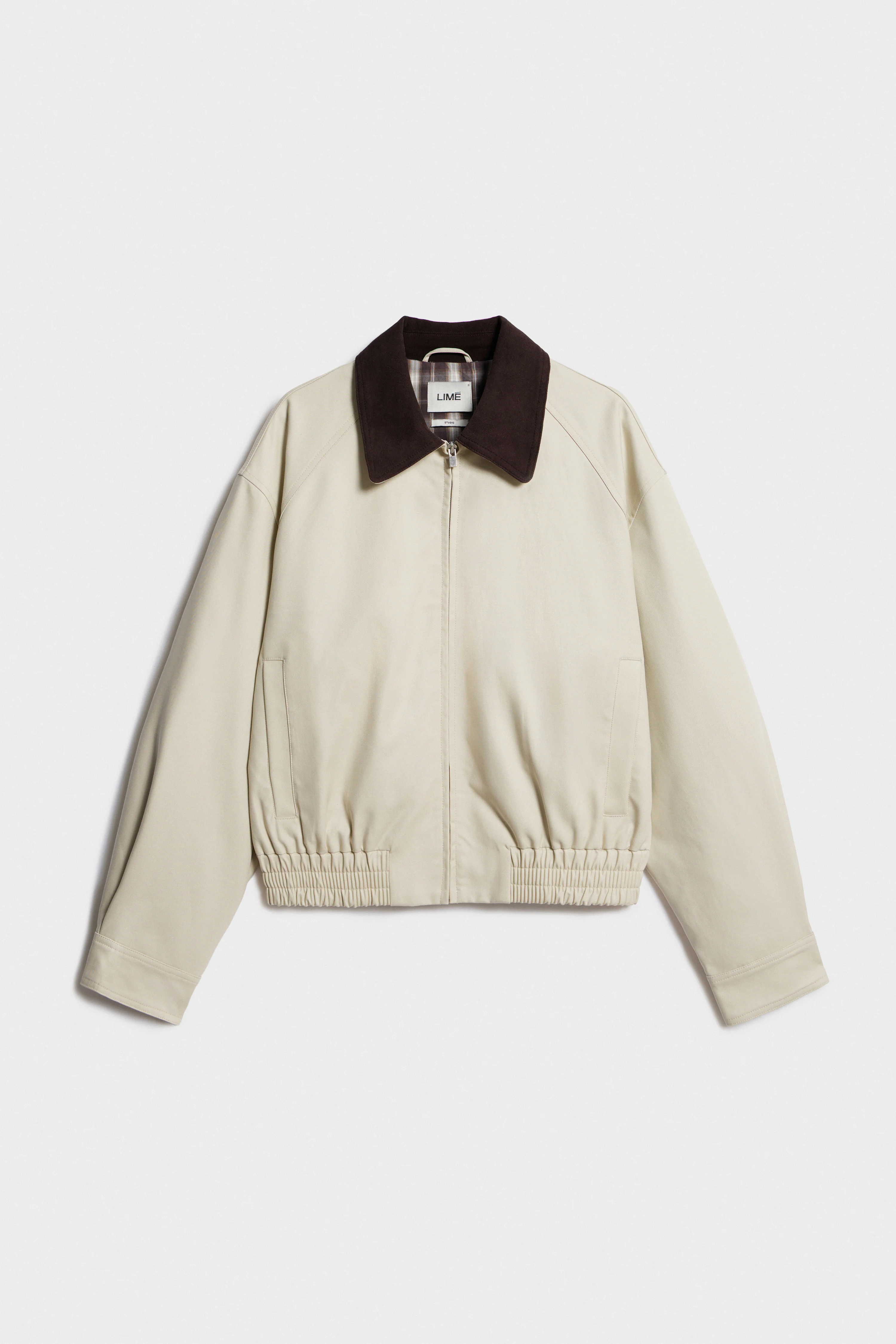 SUEDE COLLAR COTTON JACKET - Image 6