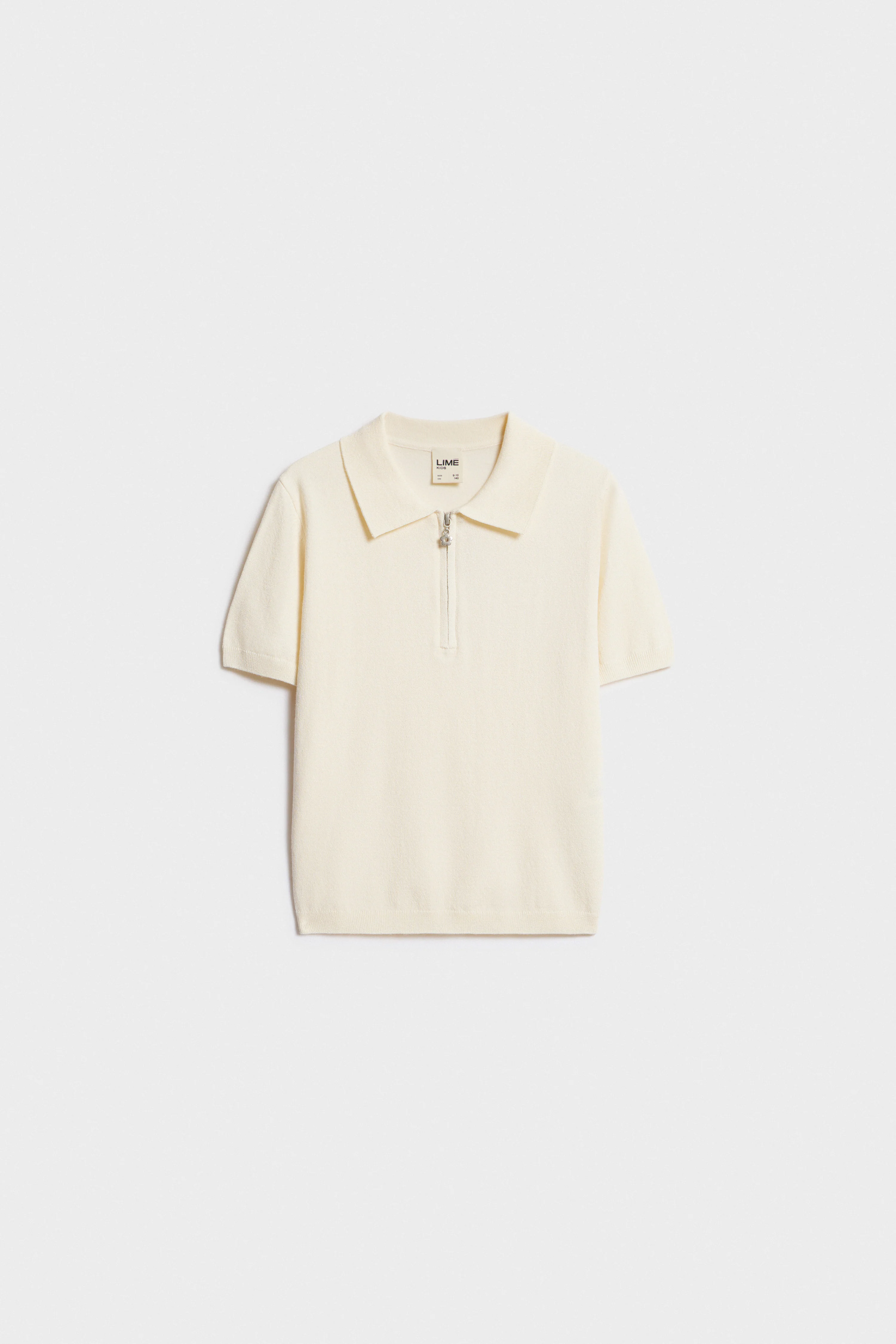 FINE-KNIT VISCOSE POLO - Image 4
