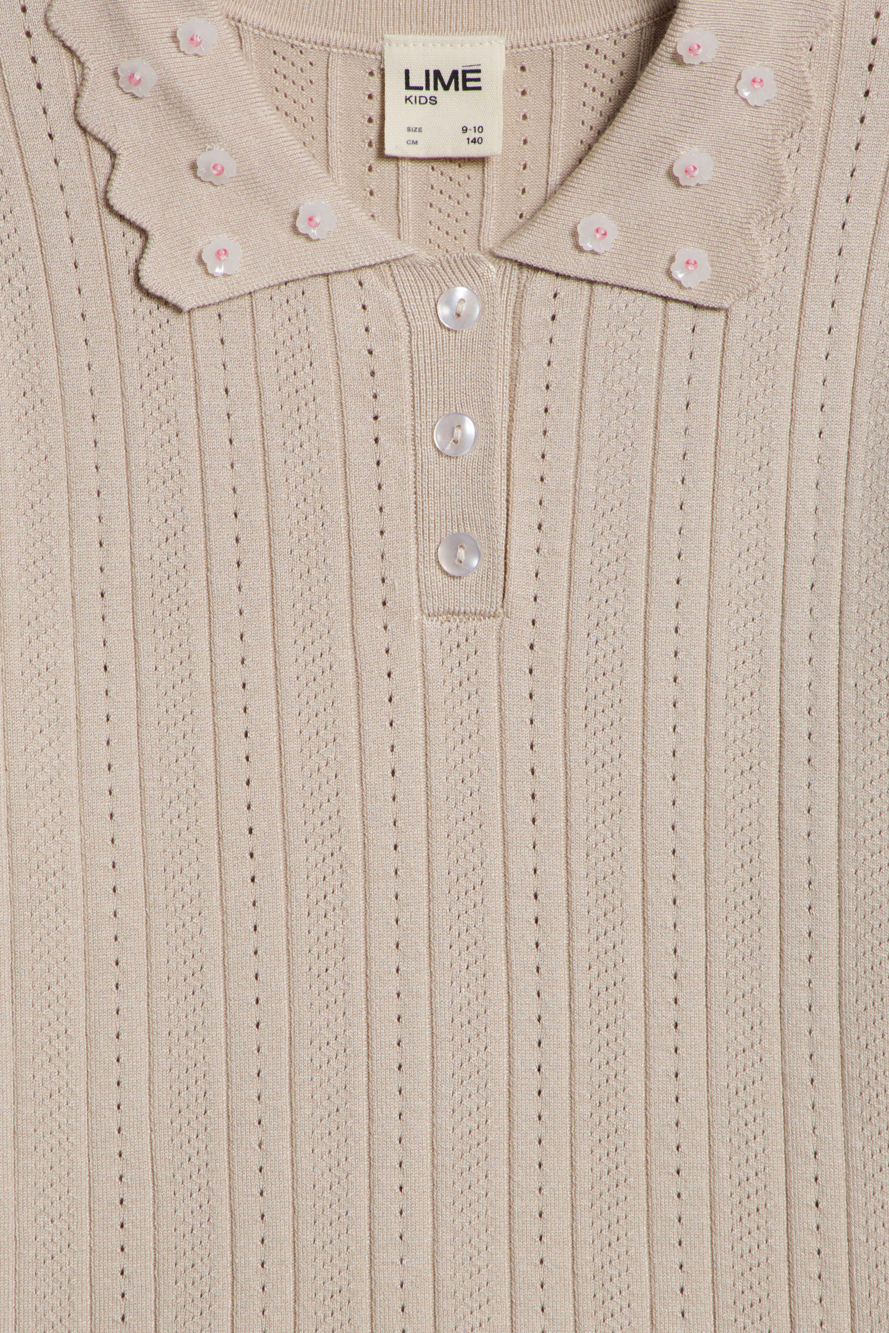 POINTELLE-KNIT VISCOSE POLO - Image 6