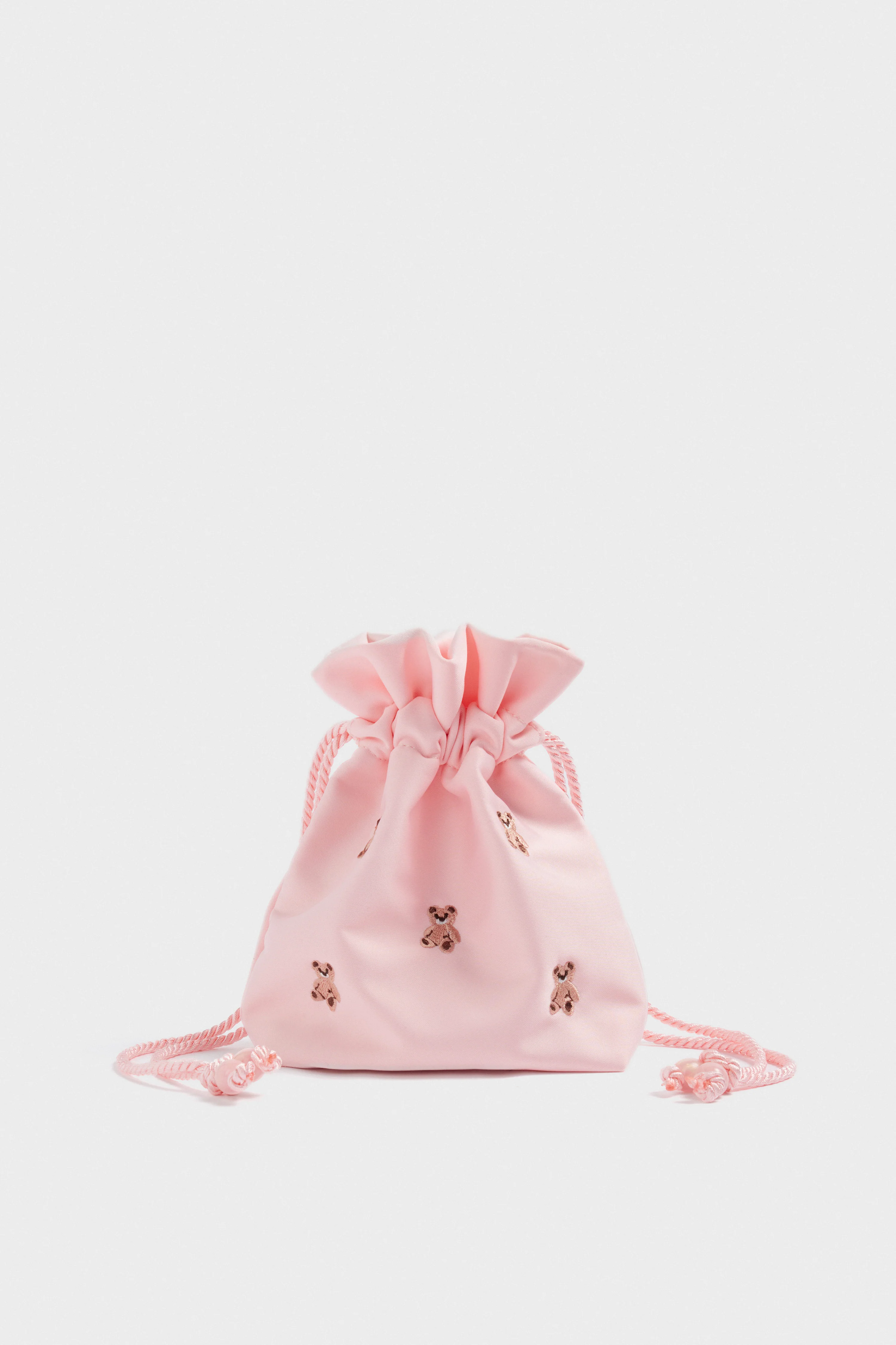 EMBROIDERED SATIN HANDBAG - Image 3