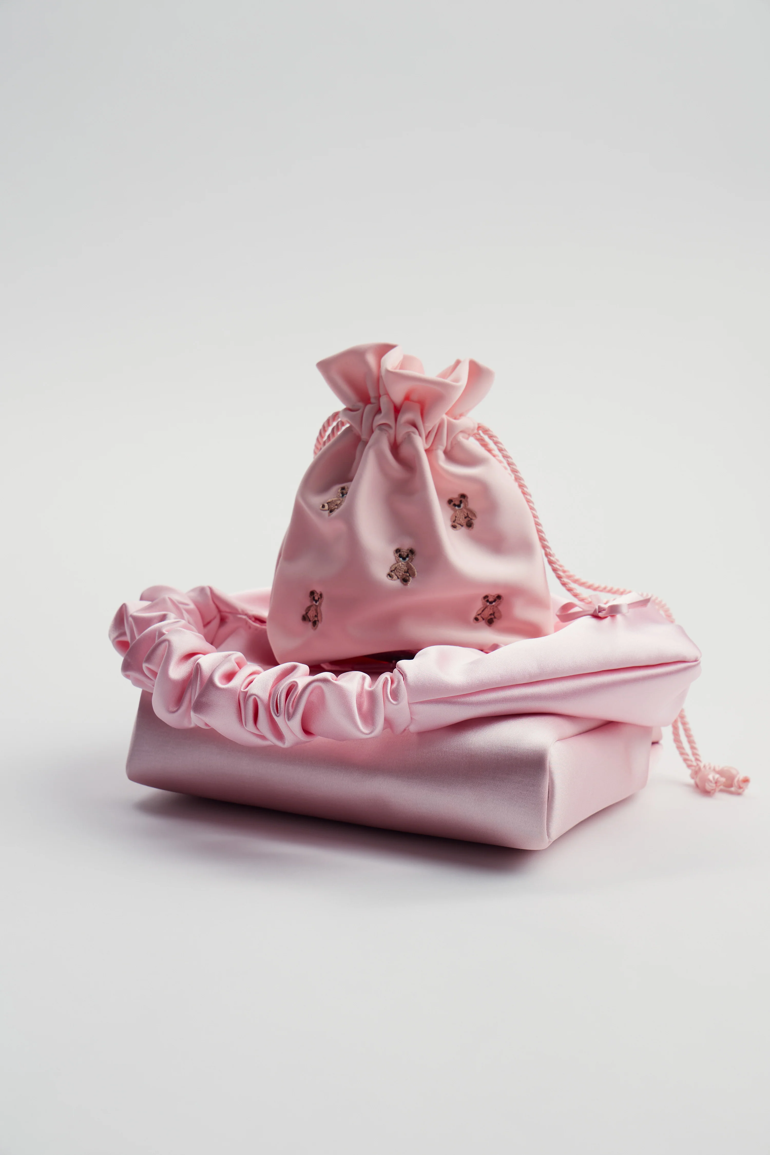 EMBROIDERED SATIN HANDBAG - Image 8