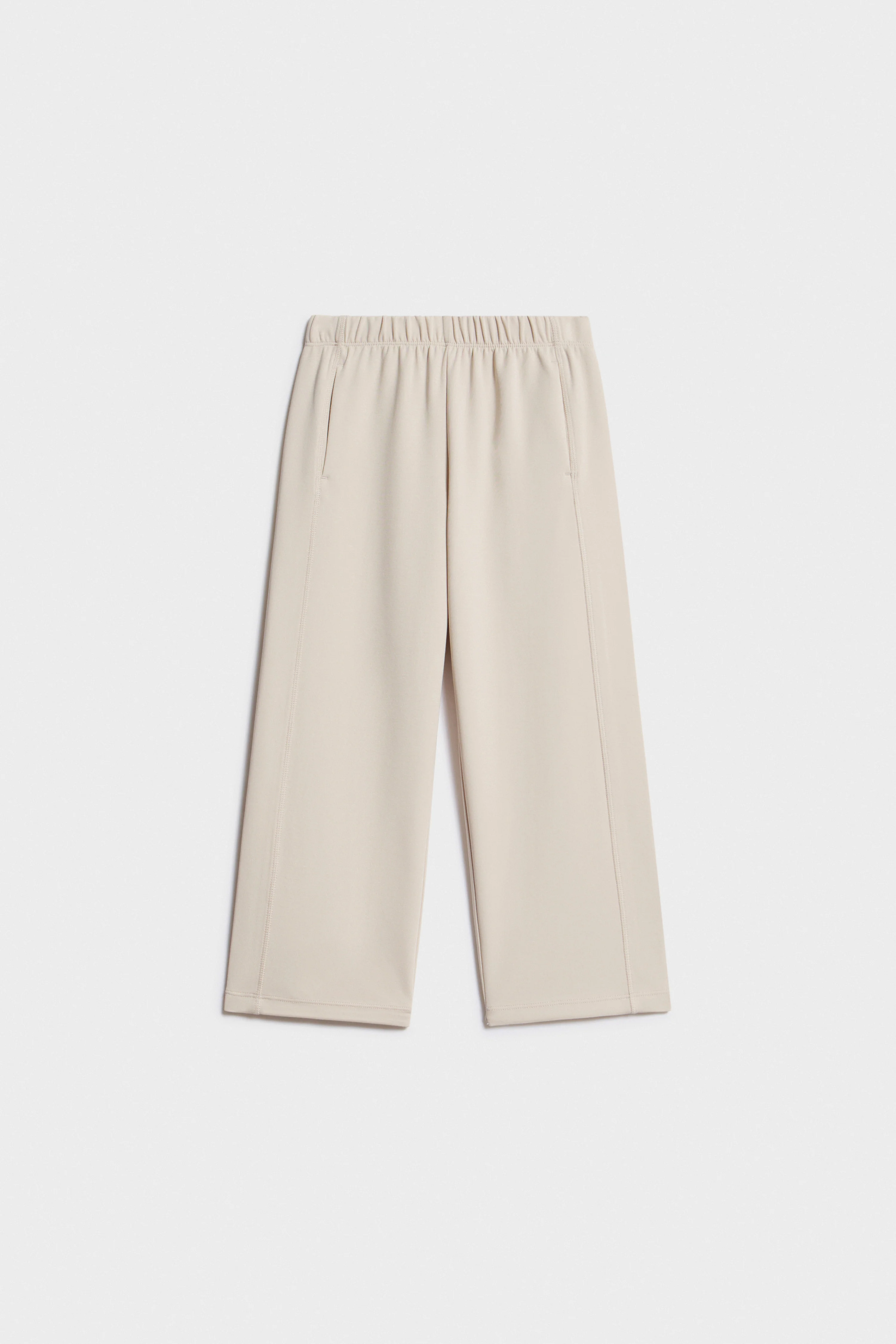 WIDE-LEG INTERLOCK SWEATPANTS - Image 3