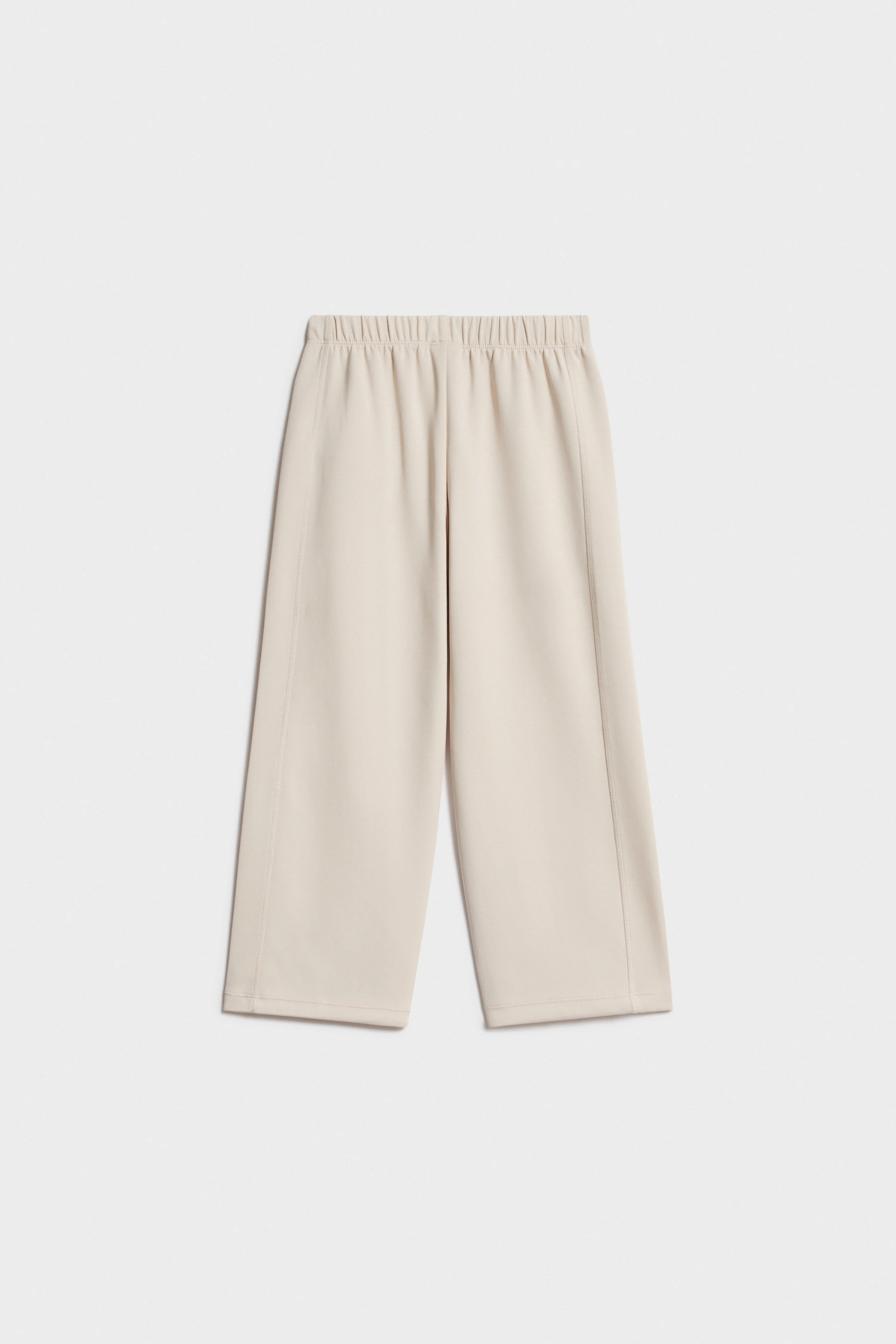 WIDE-LEG INTERLOCK SWEATPANTS - Image 4