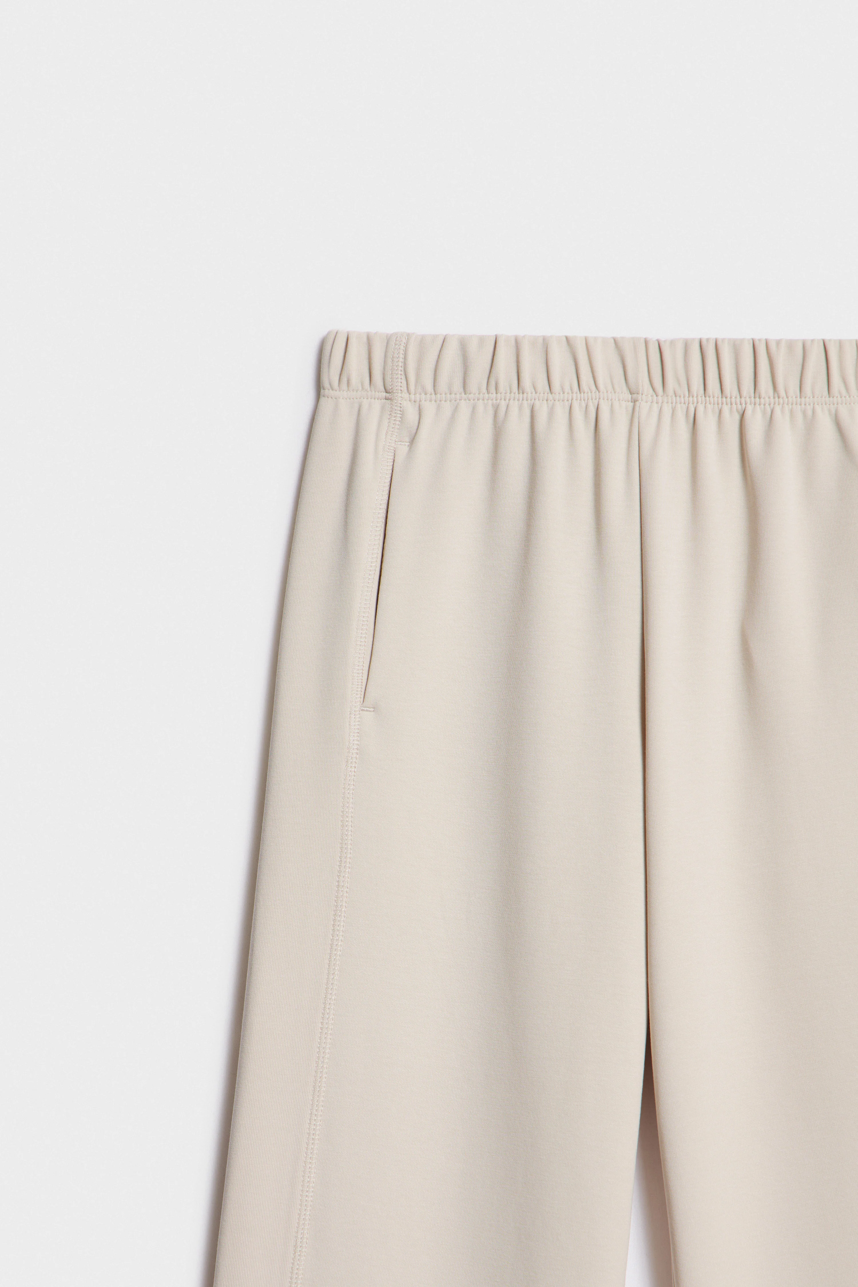 WIDE-LEG INTERLOCK SWEATPANTS - Image 5