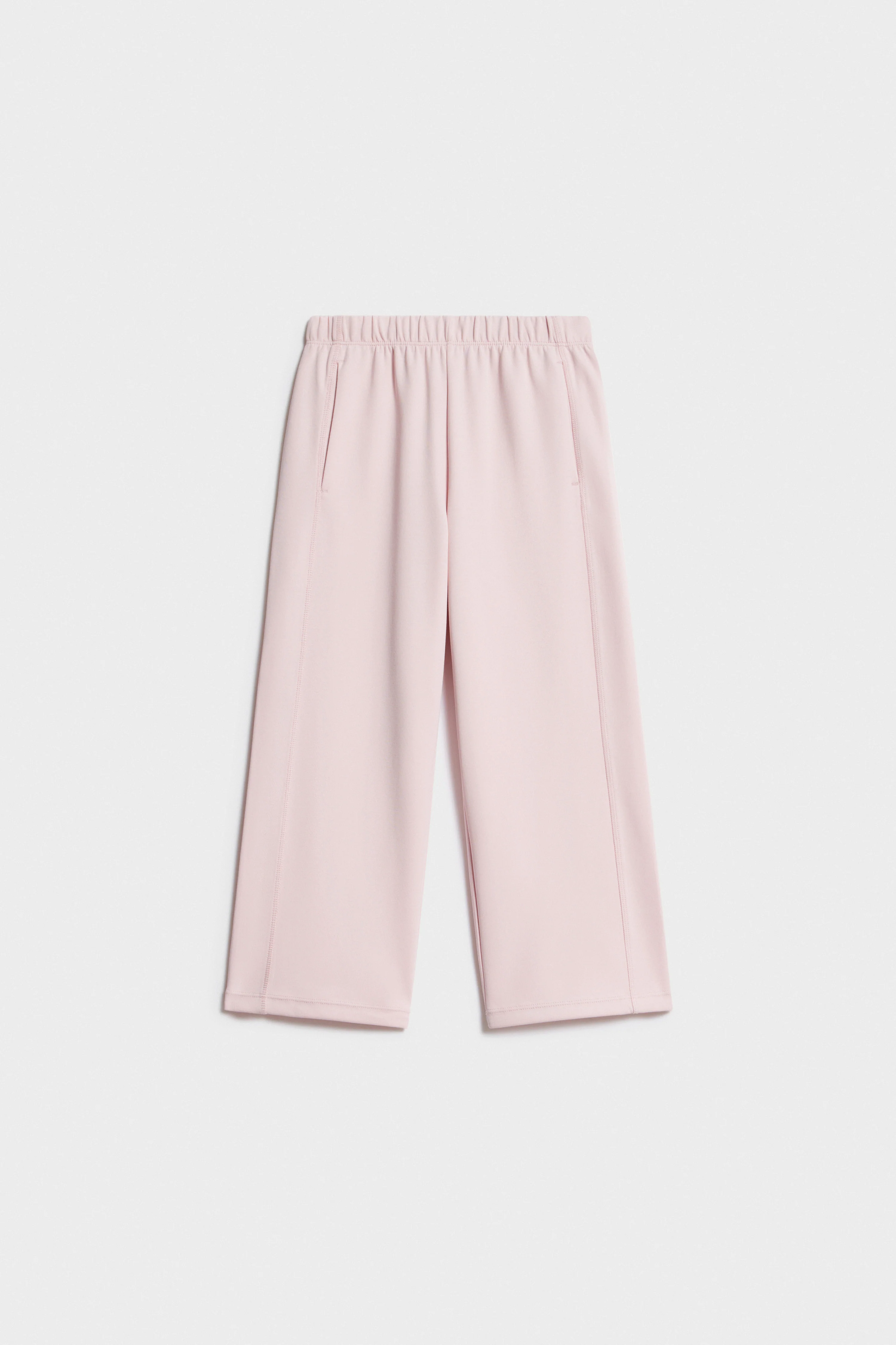 WIDE-LEG INTERLOCK SWEATPANTS - Image 4